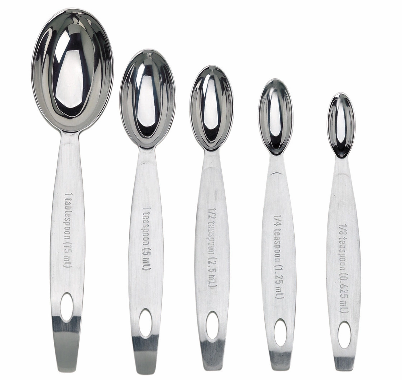 Cuisipro Stainless Steel Measuring Spoon Set, 5 Piece