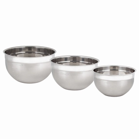 Cuisipro Stainless Steel Mixing Bowl 3 Piece Set Cooking Tools & Accessories hot price