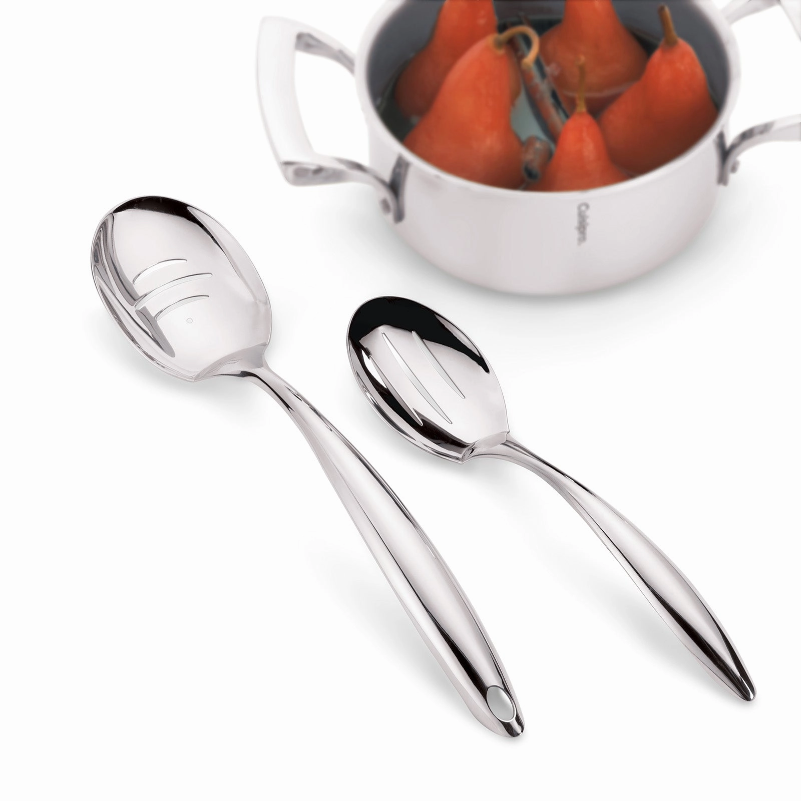 Cuisipro Tempo Slotted Spoon, 13.5-Inch, Stainless Steel