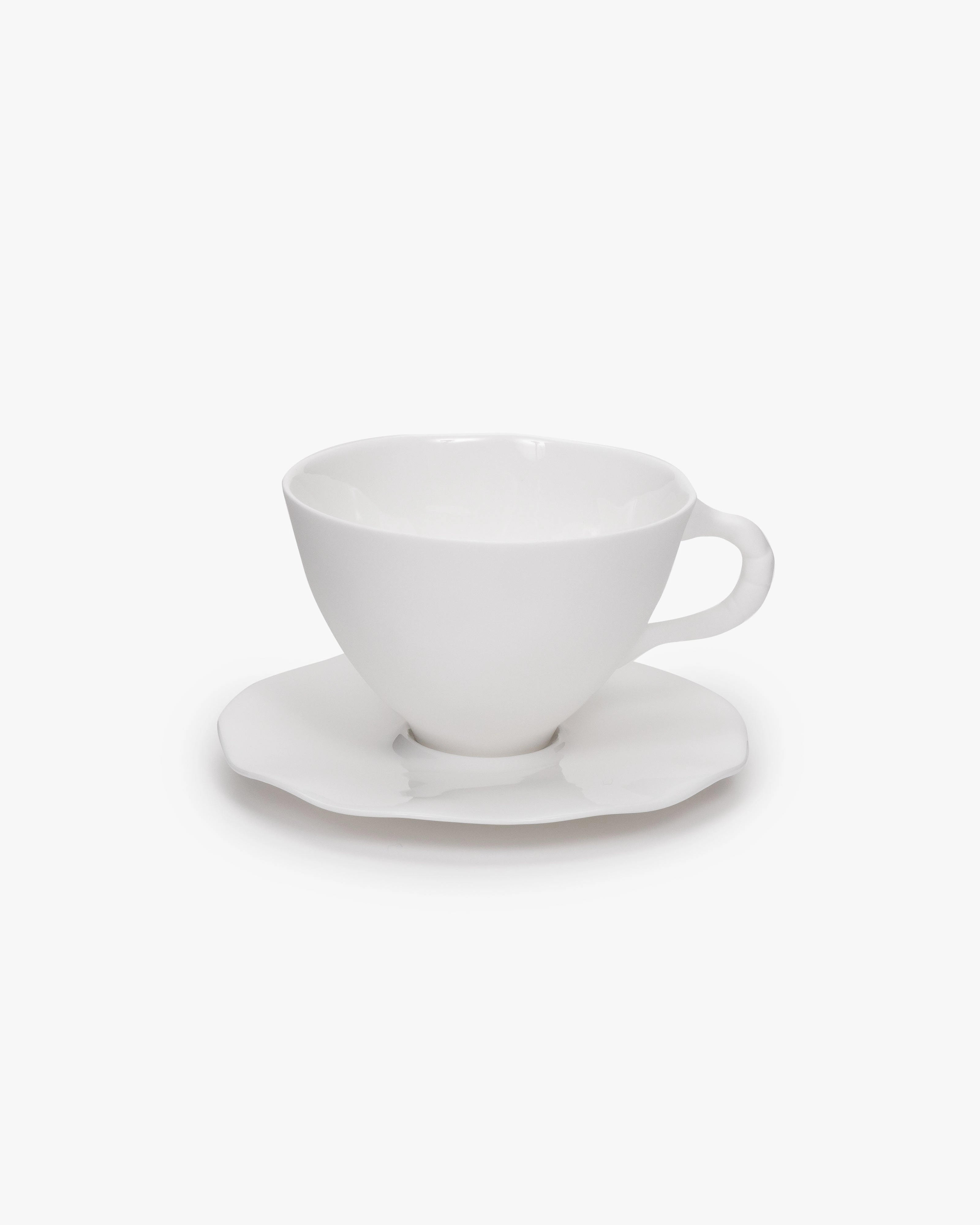 Cup with saucer L white Perfect Imperfection Buy Dinnerware online shop