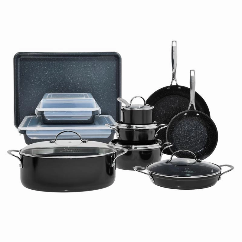 Curtis Stone 17-piece All-Purpose Cookware Set Refurbished