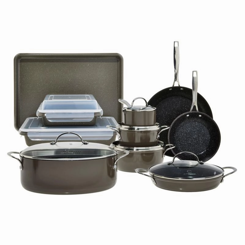 Curtis Stone 17-piece All-Purpose Cookware Set Refurbished