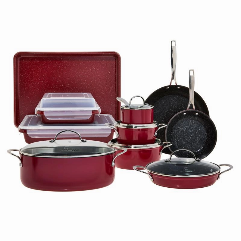 Curtis Stone 17-piece All-Purpose Cookware Set Refurbished