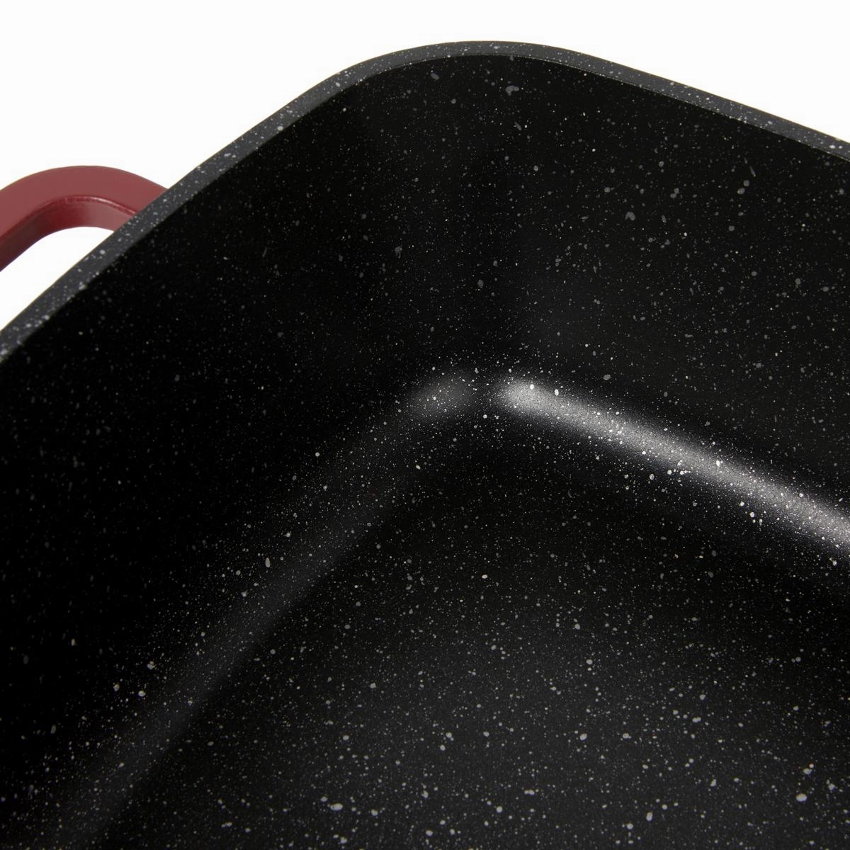 Curtis Stone 5.3-Quart Dura-Pan  Square Chef Saut Pan Refurbished