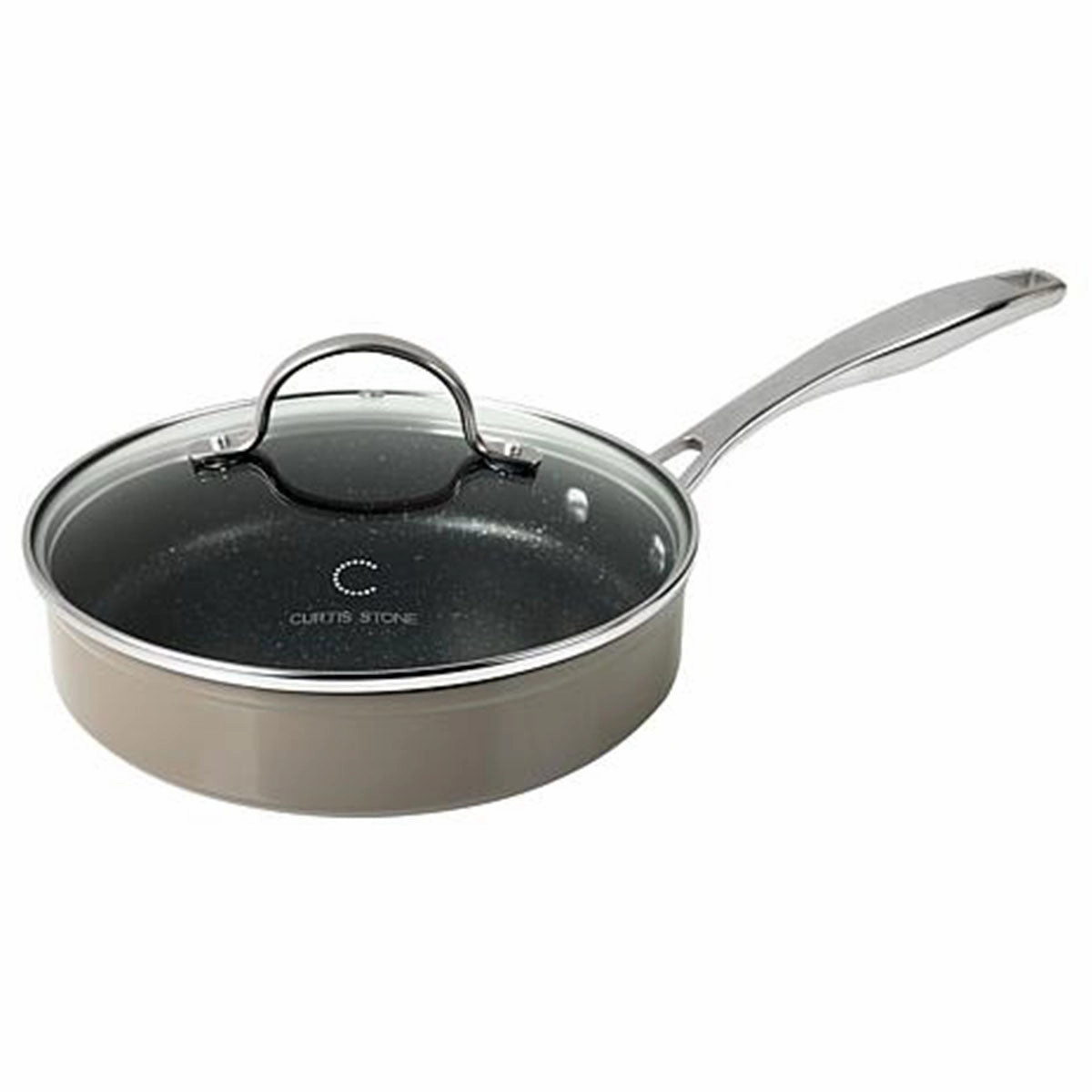 Curtis Stone 8" Saut Pan with Lid Refurbished Cookware hot cookware outlet