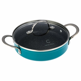 Curtis Stone 8" Saut Pan with Lid Refurbished Cookware hot cookware outlet