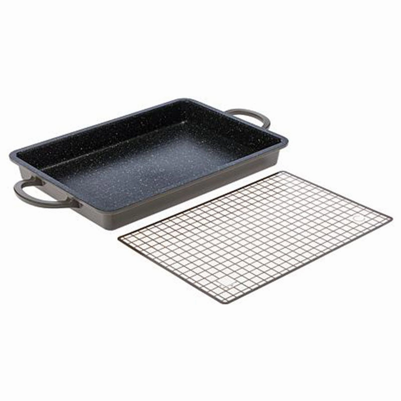Curtis Stone Dura-Pan  2-in-1 Baker/Griddle Pan with Silicone Mat Refurbished