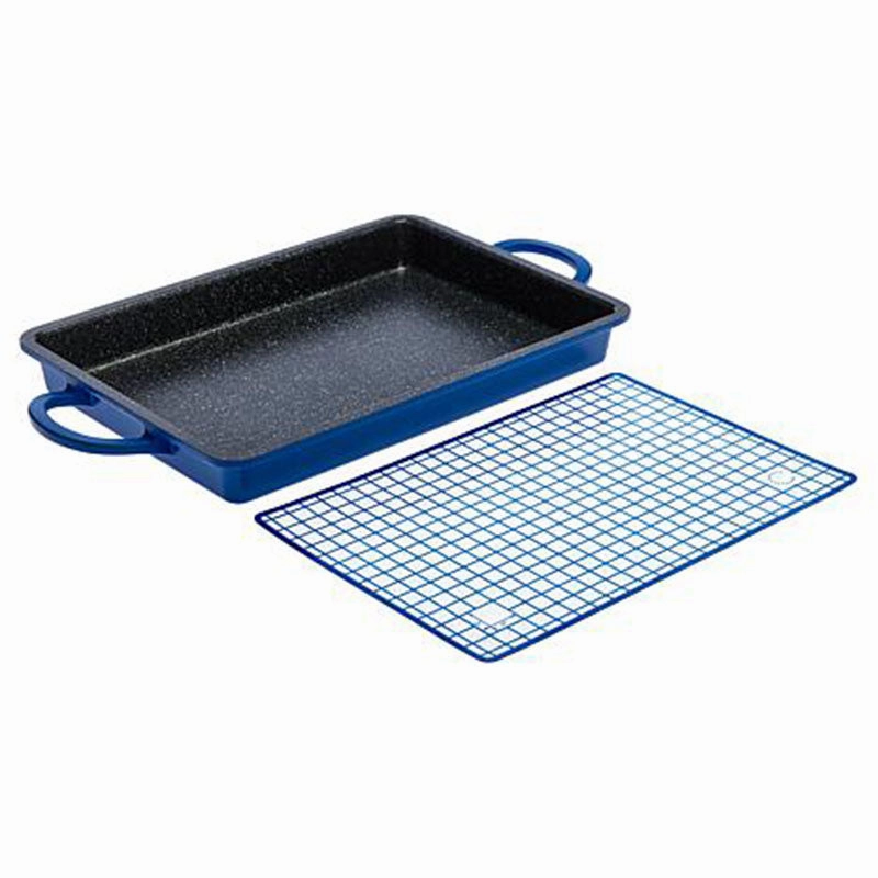 Curtis Stone Dura-Pan  2-in-1 Baker/Griddle Pan with Silicone Mat Refurbished