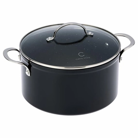 Curtis Stone Dura-Pan  6-Quart Stockpot Refurbished Cookware hot cookware outlet