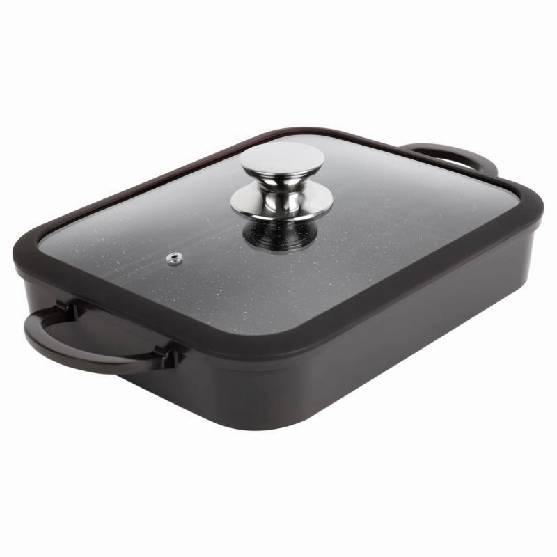 Curtis Stone Dura Pan  Buffet Pan with Glass Lid Refurbished Cookware hot cookware outlet