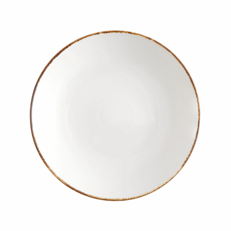 D&V Salt Serena Coupe Pasta Bowl, 11.5-Inch, Set of 4, White Dinnerware clearance deals