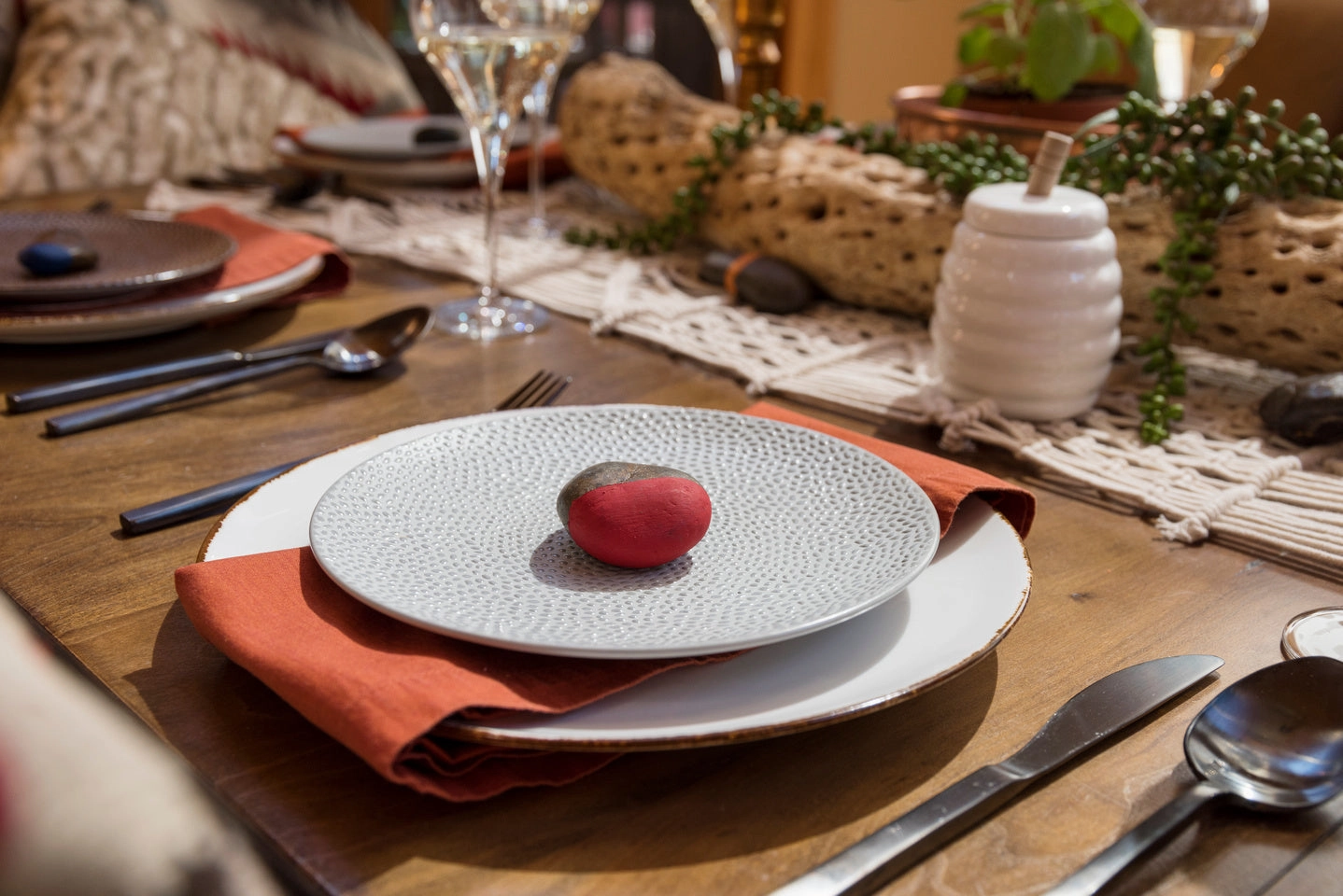 D&V Salt Serena Coupe Plate, 10.75-Inch, Set of 4, White