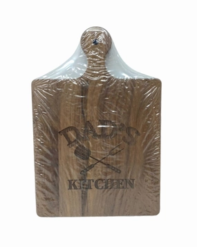 Dad's Kitchen Wood Cheeseboard In Walnut Cooking Tools & Accessories clearance kits