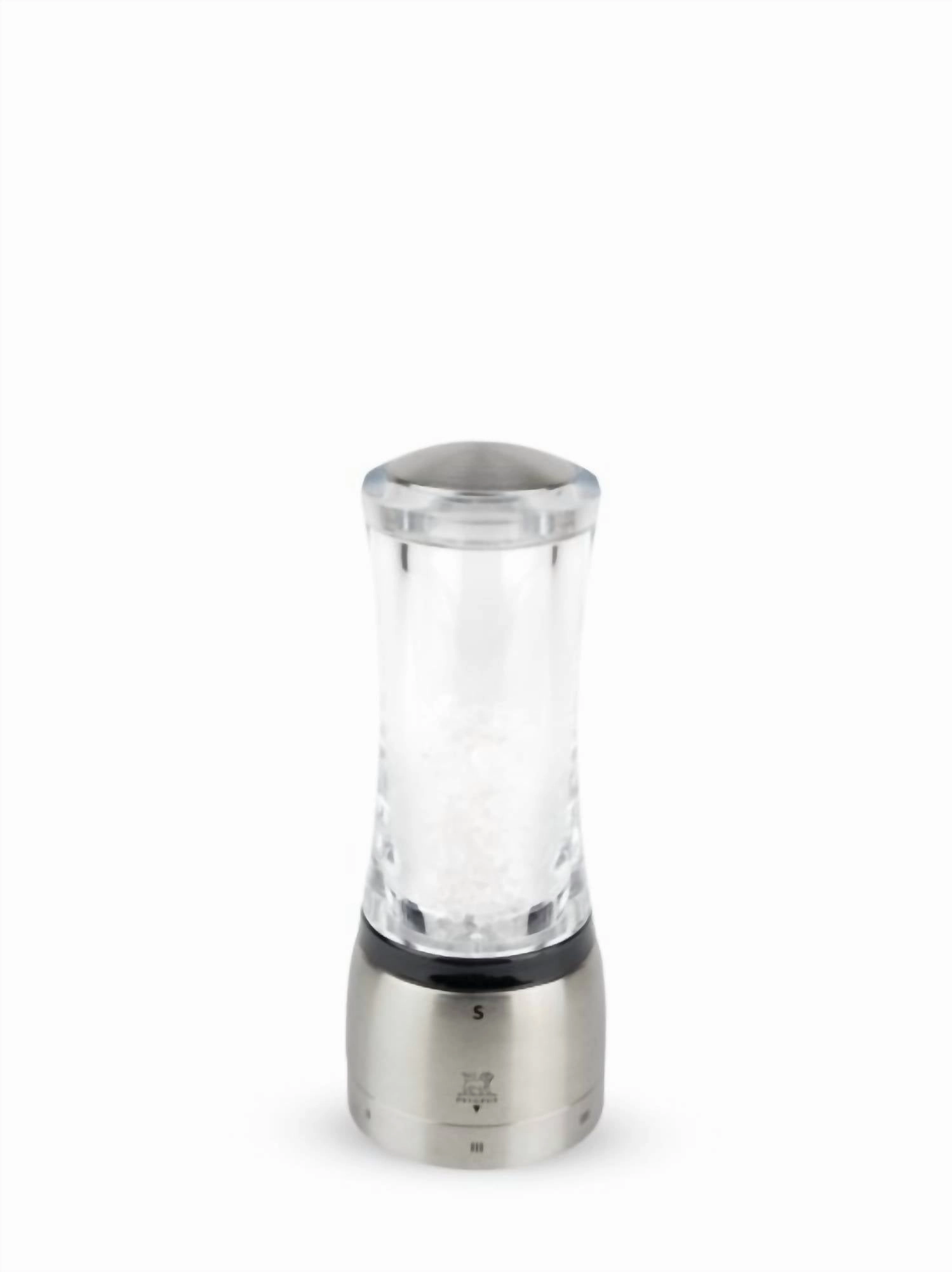 Daman Acrylic Salt Mill, 8" In Clear/silver Cooking Tools & Accessories buy more save more