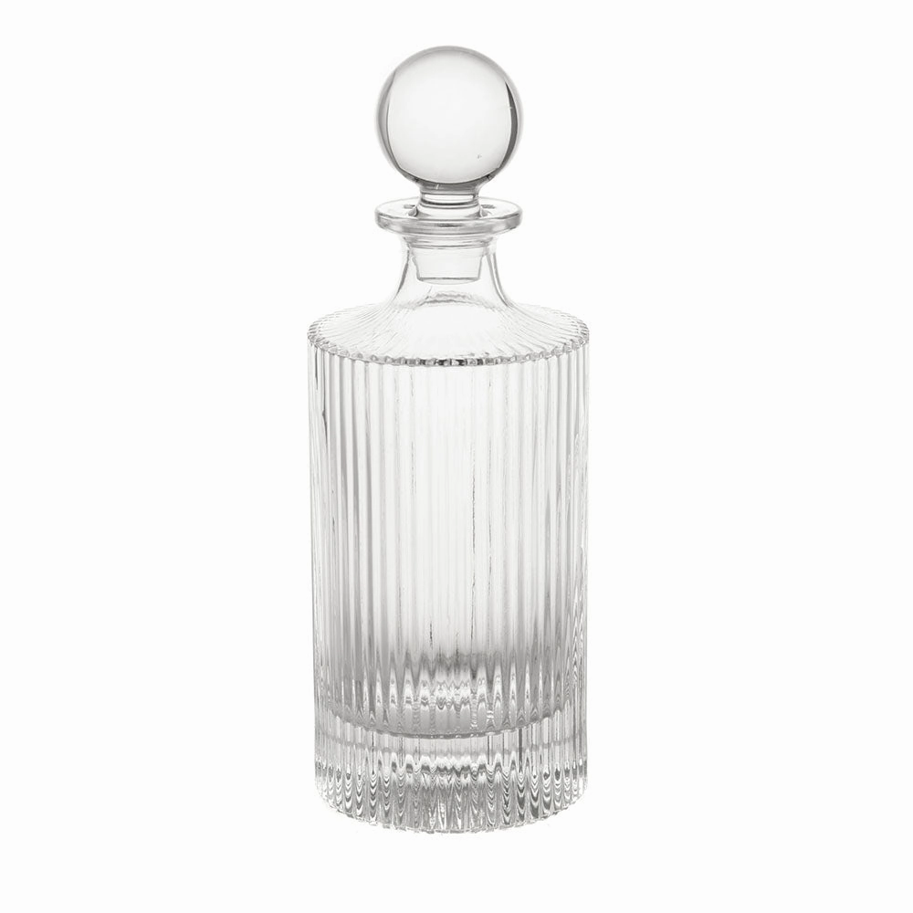 Decanter Henry Ribbed Clear