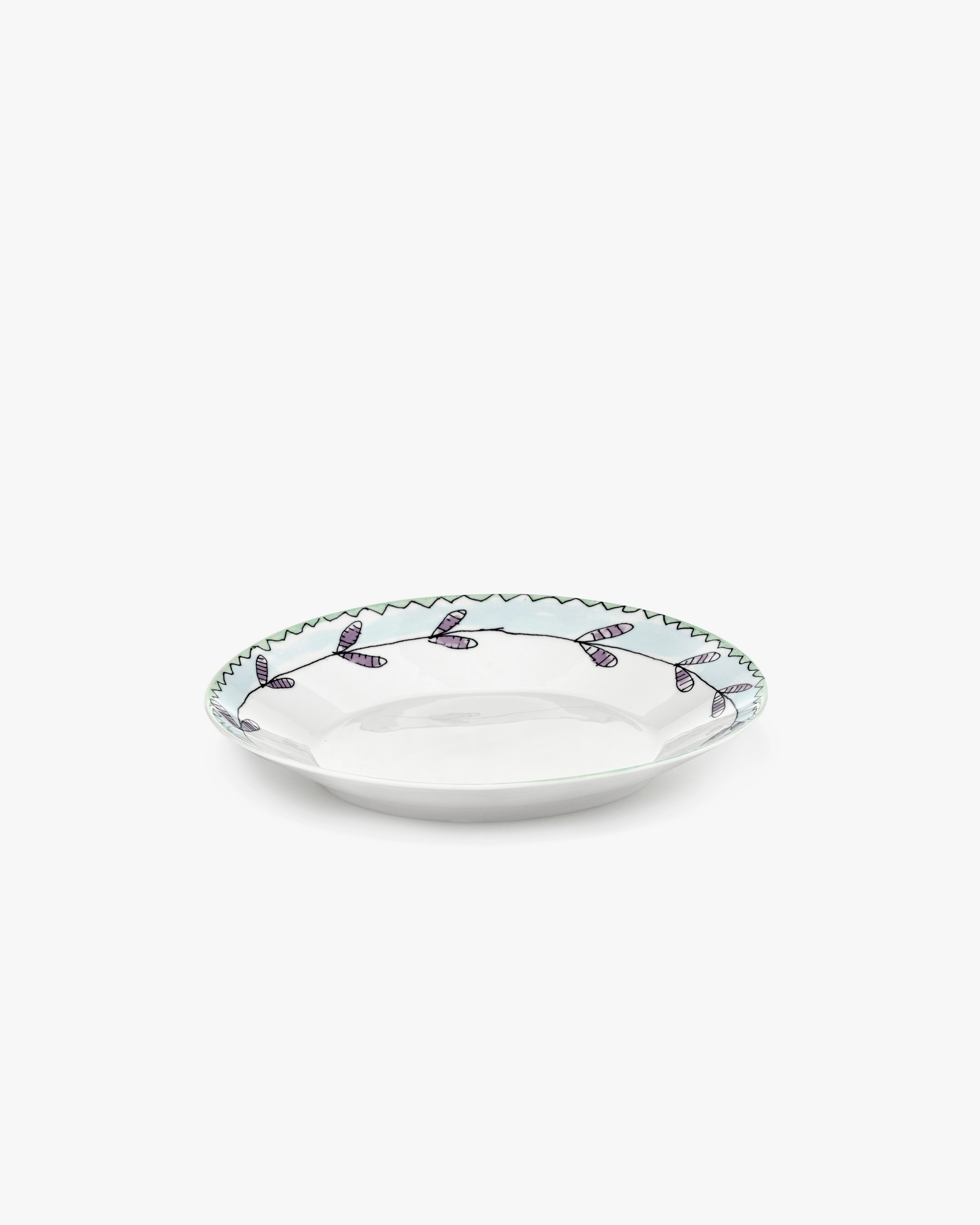 Deep plate L Blossom milk Midnight Flowers Buy Dinnerware online shop