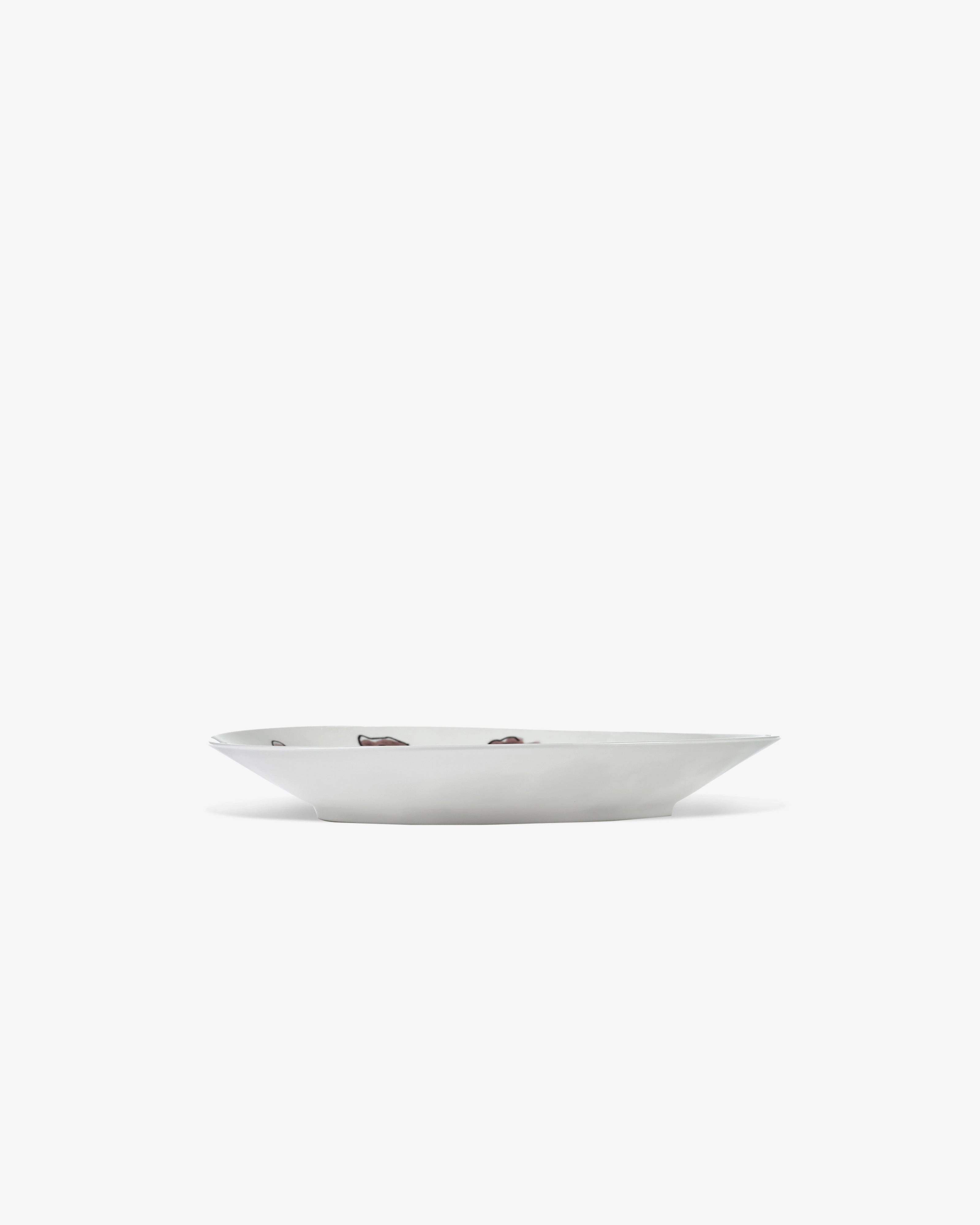 Deep plate L Dark viola Midnight Flowers