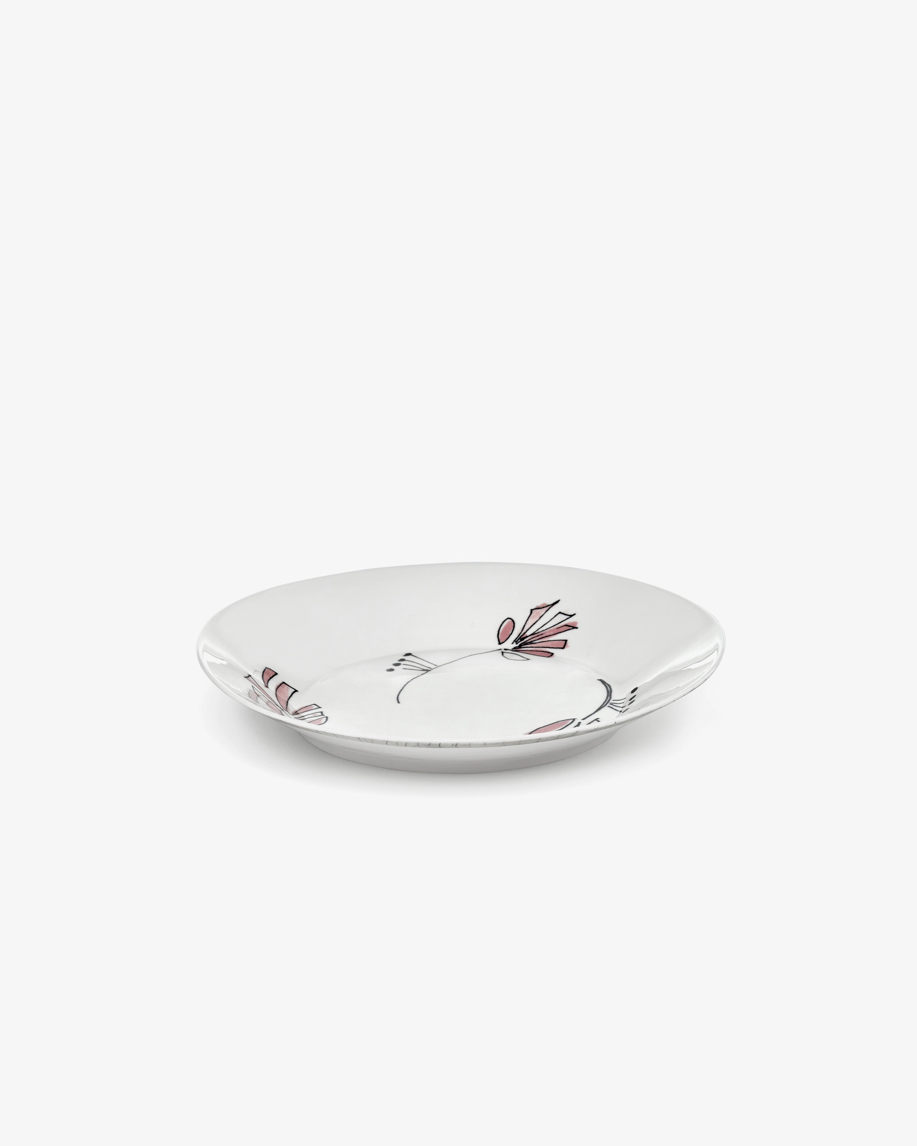Deep plate L Fiore rosa Midnight Flowers Buy Dinnerware online shop