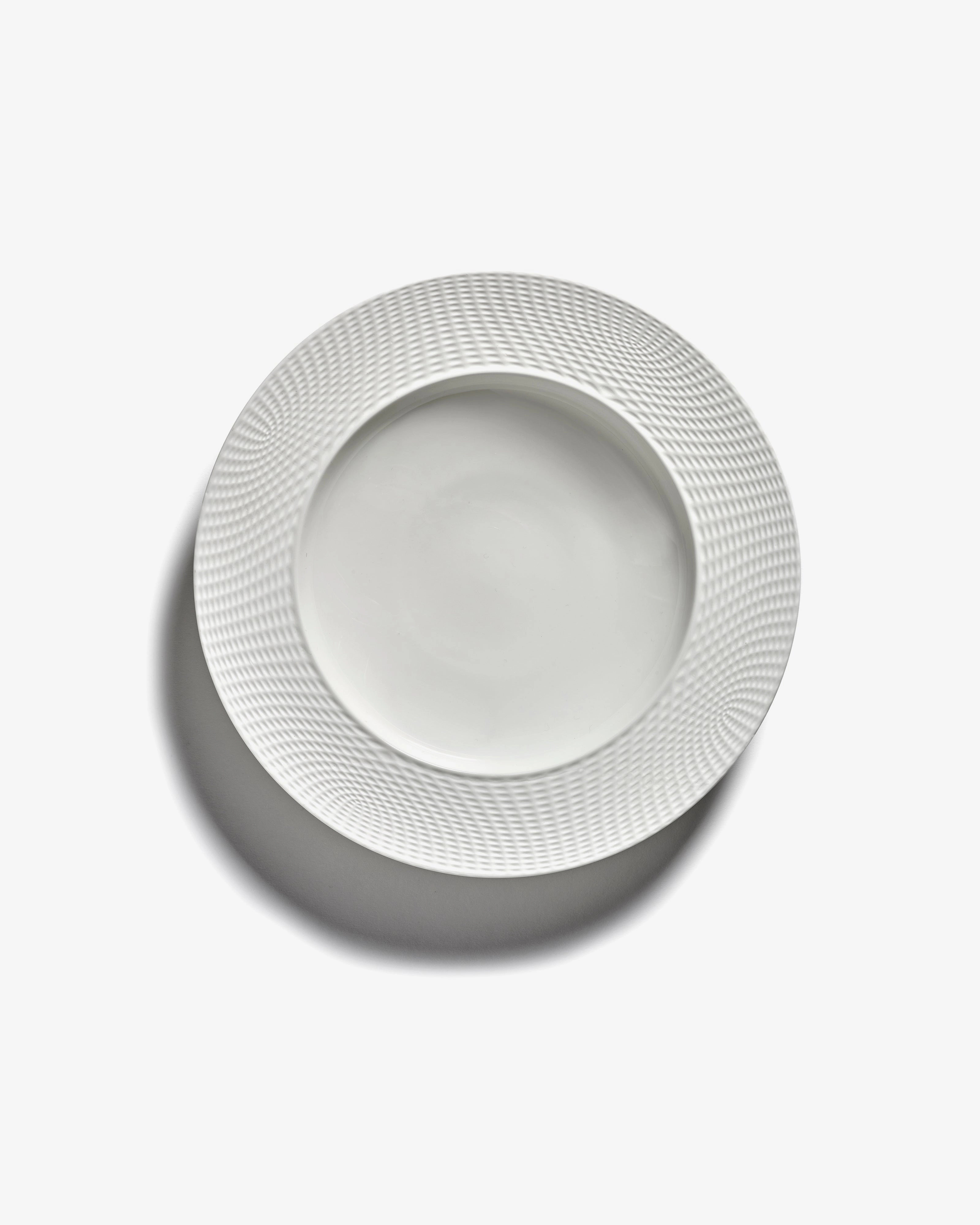 Deep plate L white Nido