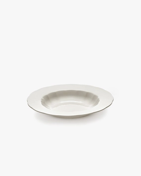 Deep plate L white Silhouette Buy Dinnerware online shop