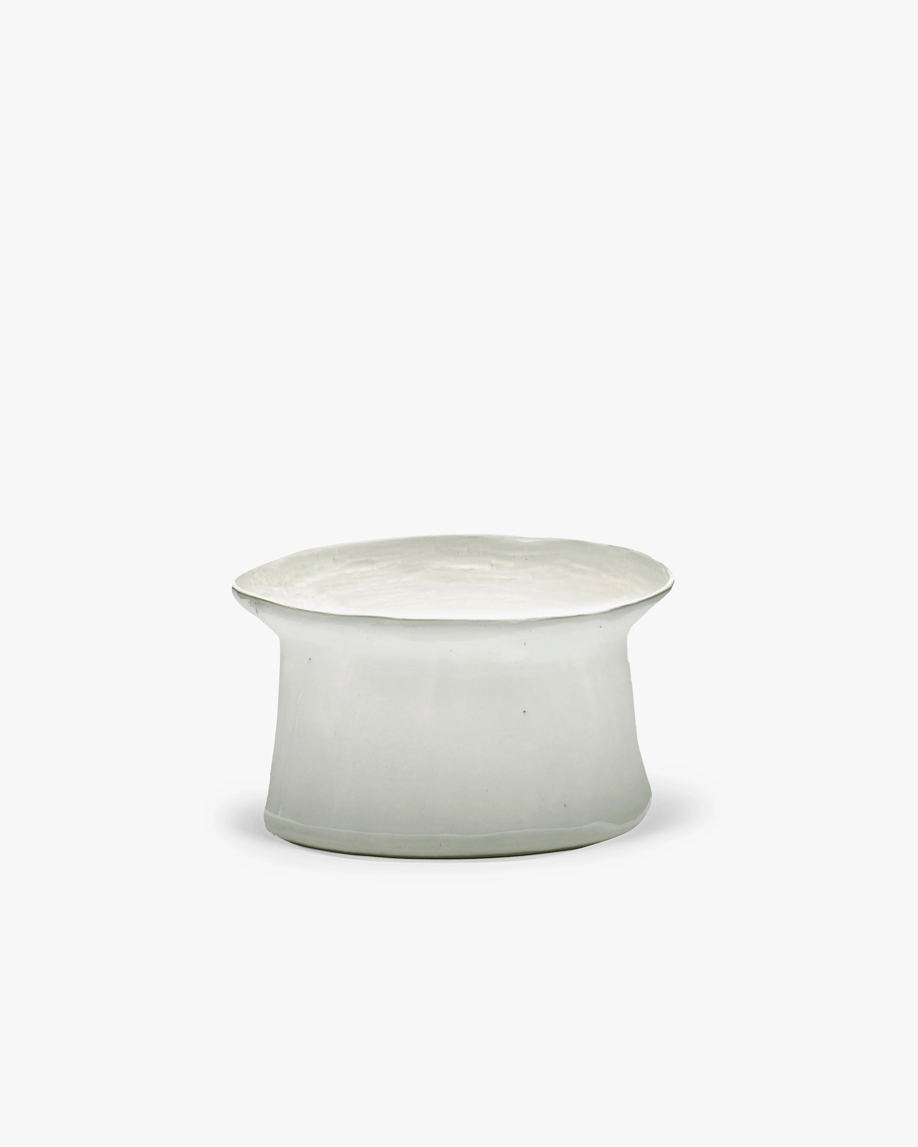 Deep plate large on foot off-white La Mre Buy Dinnerware online shop