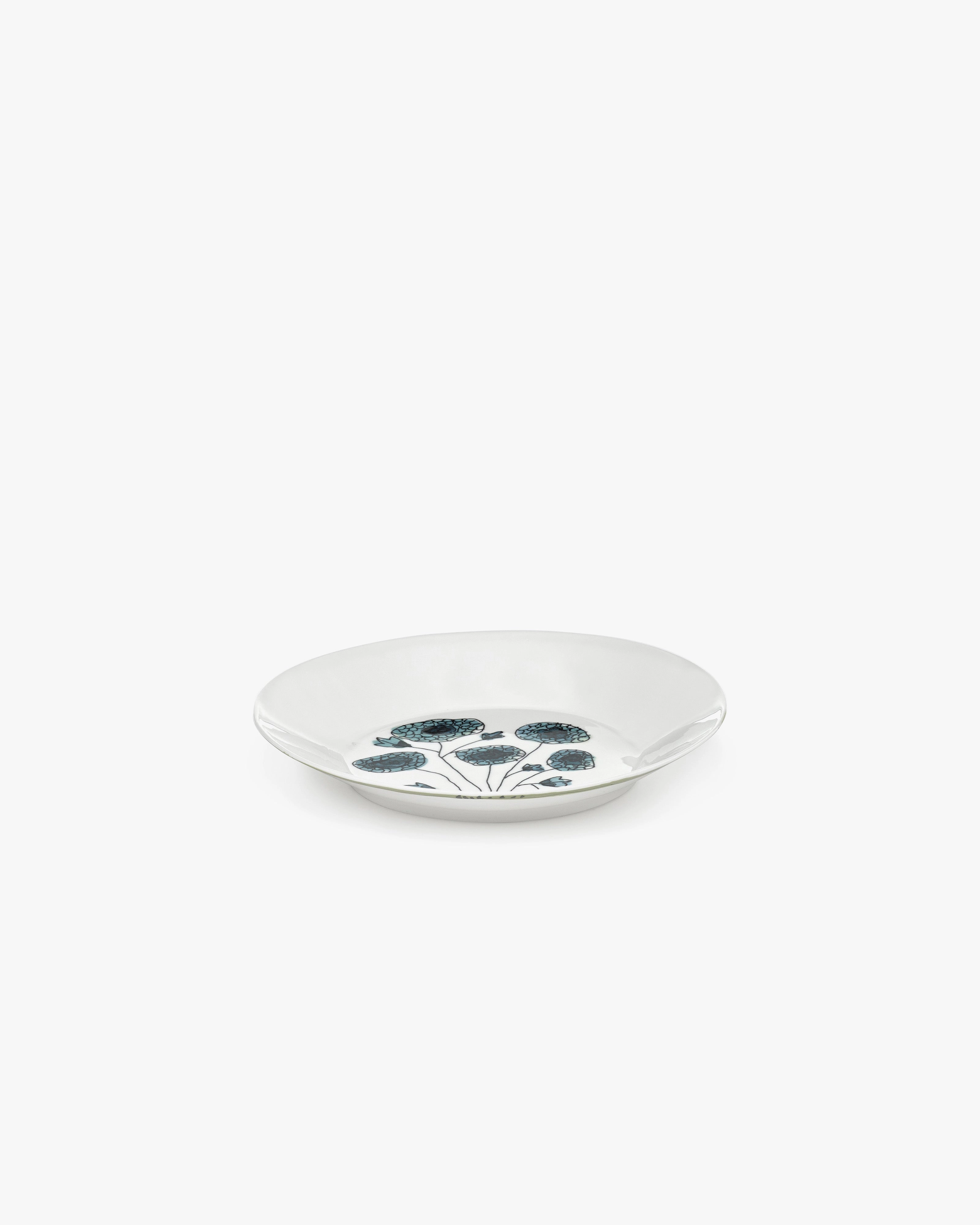 Deep plate M Anemone vaniglia Midnight Flowers Buy Dinnerware online shop