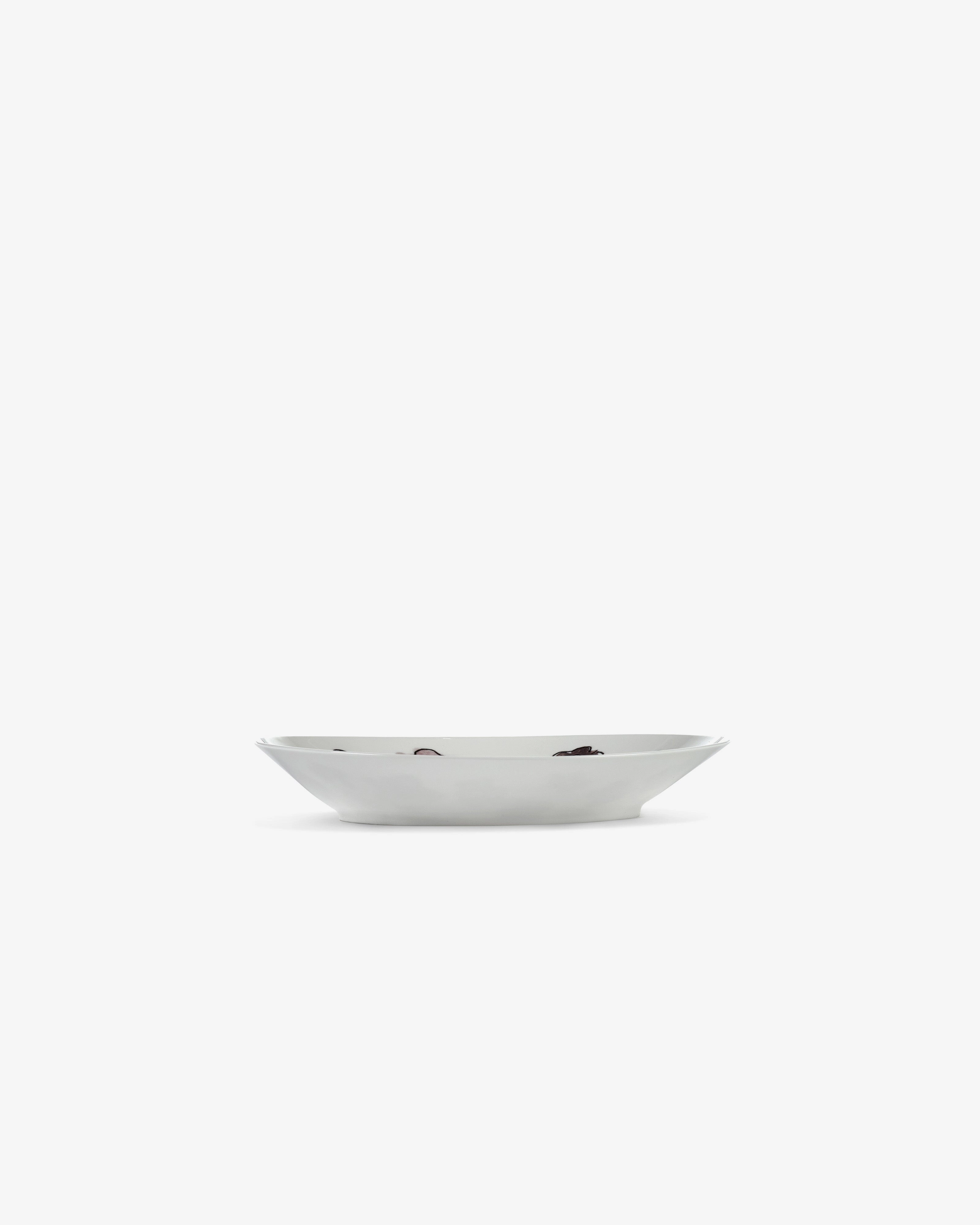 Deep plate M Dark viola Midnight Flowers