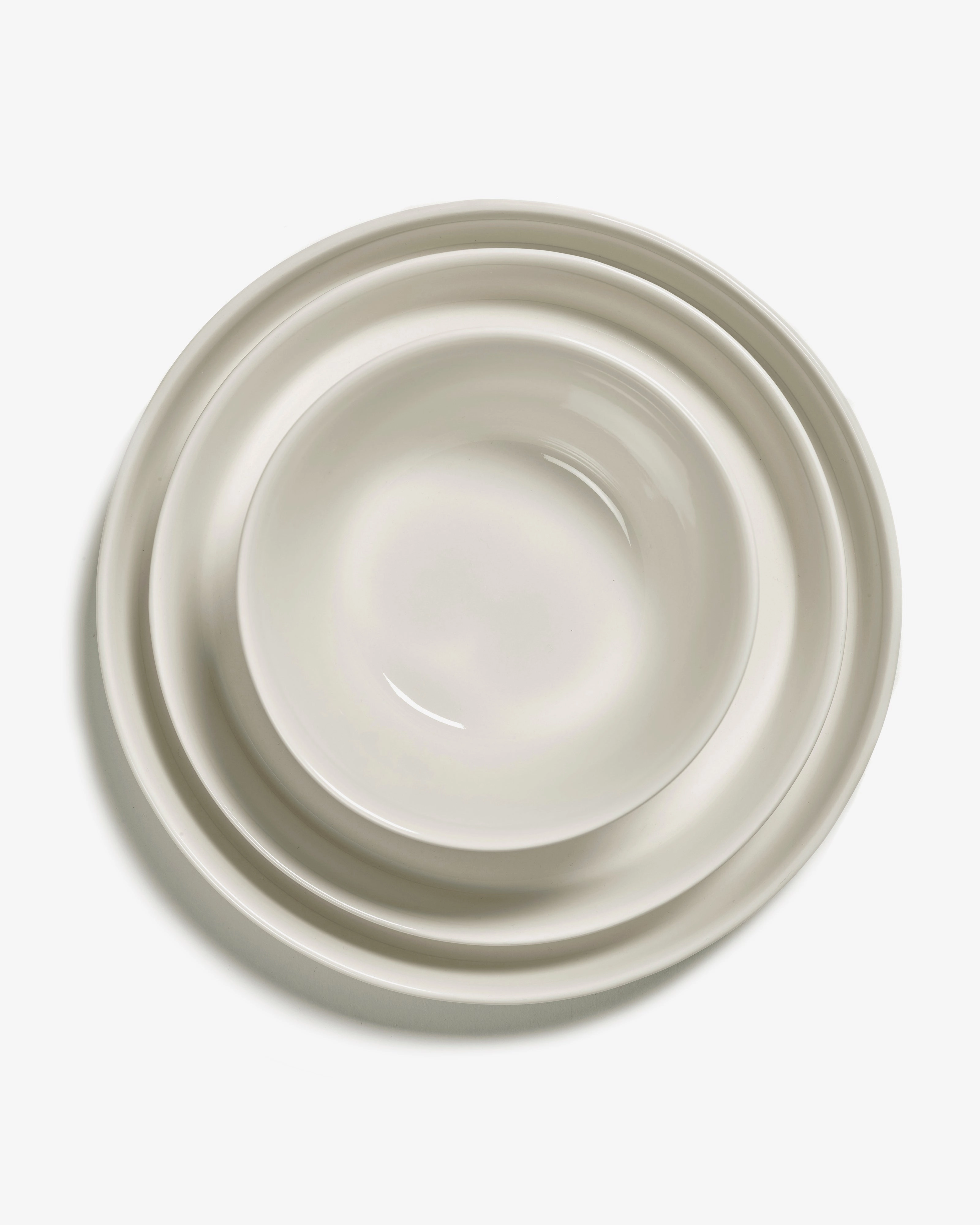 Deep plate M ivory Cena
