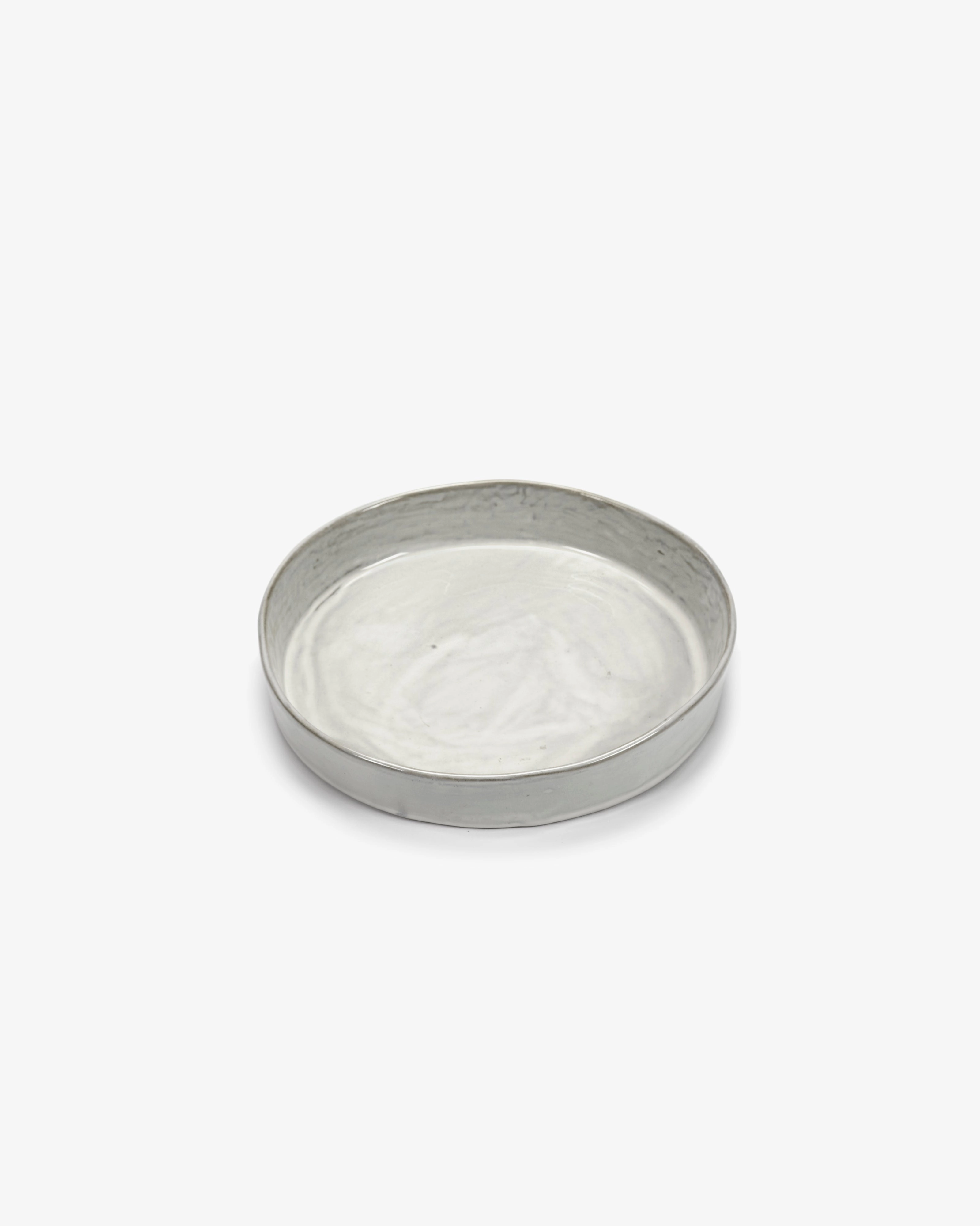 Deep plate M off-white La Mre