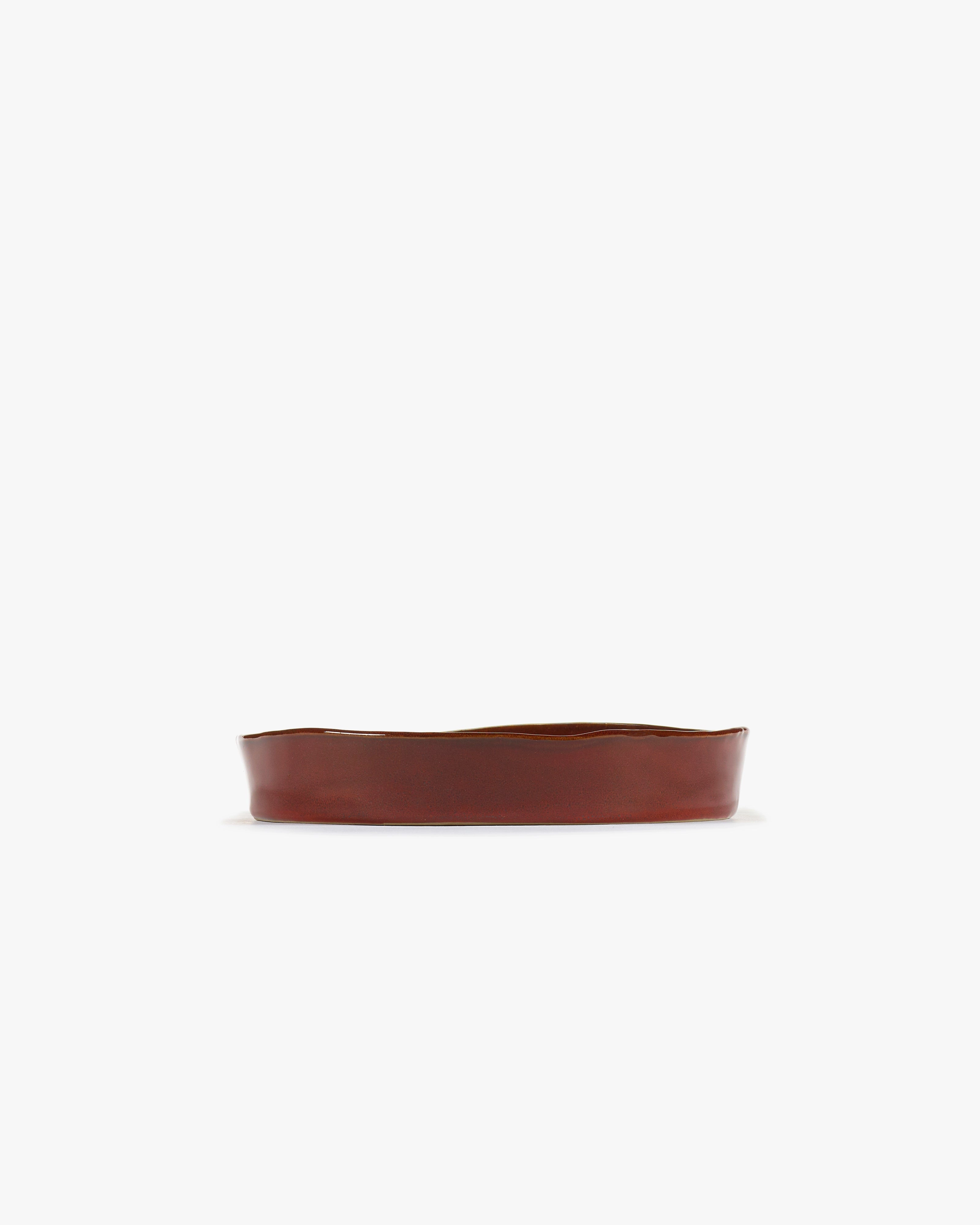 Deep plate M venetian red La Mre