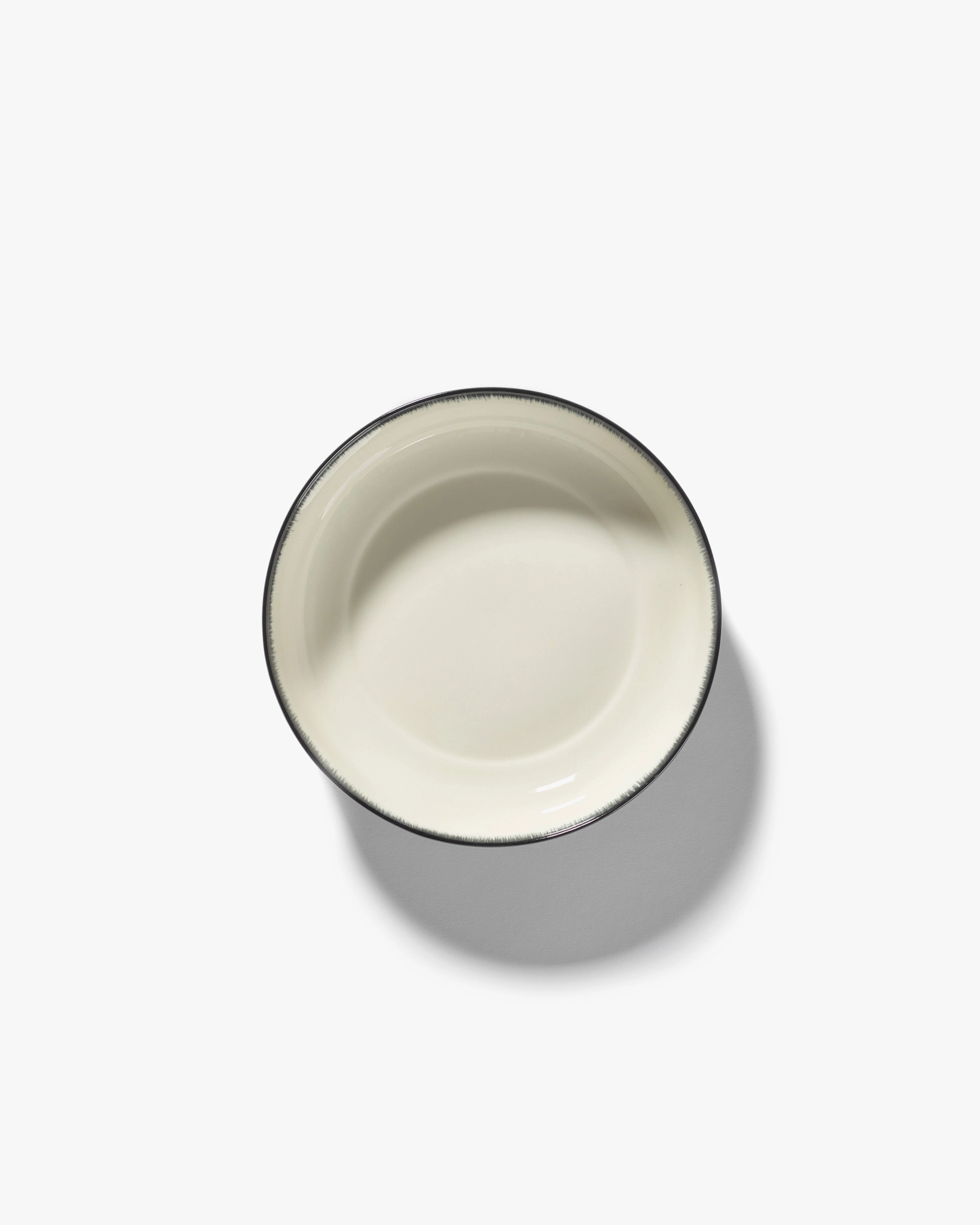 Deep plate M white/black variation a D