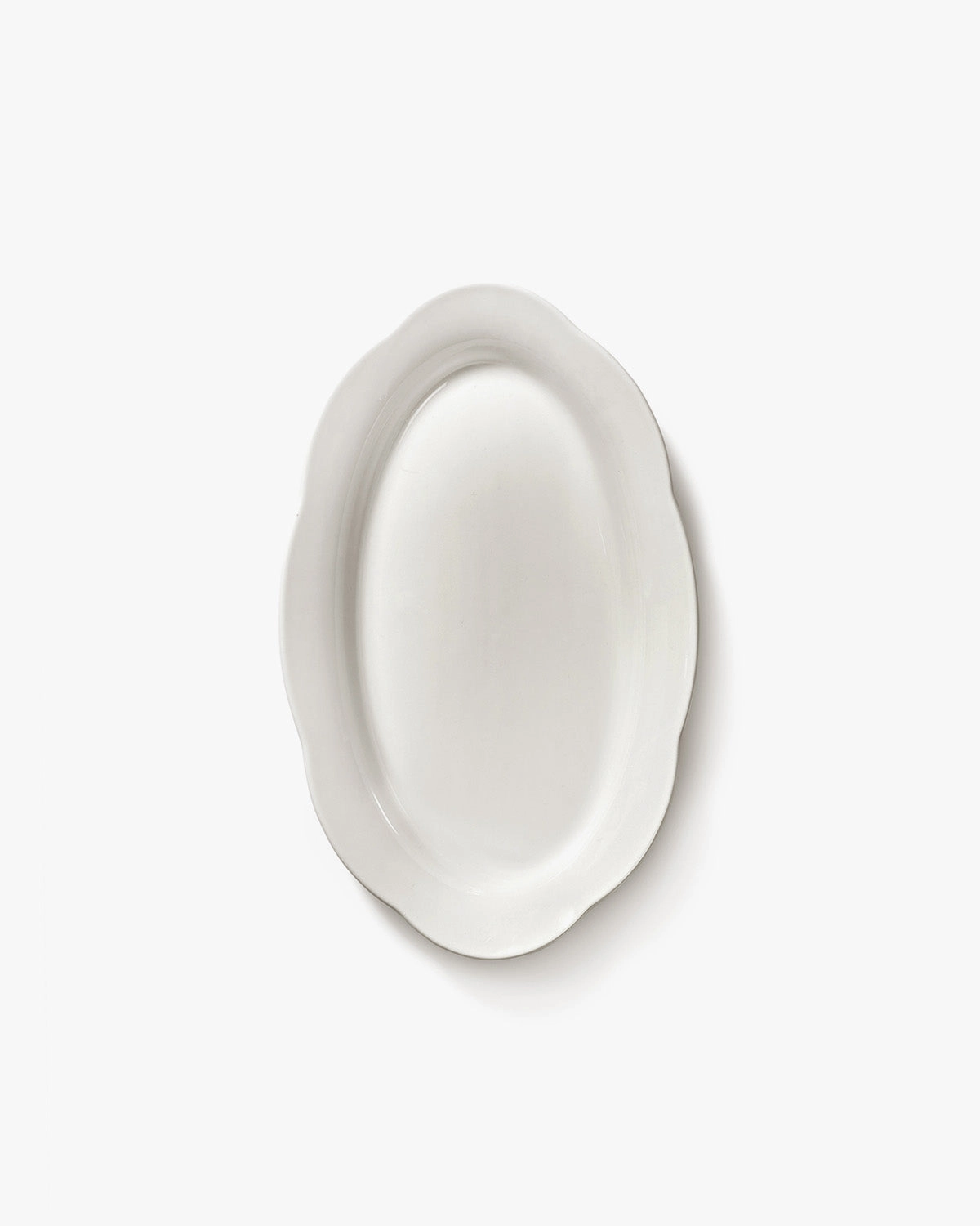 Deep plate oval M white Silhouette