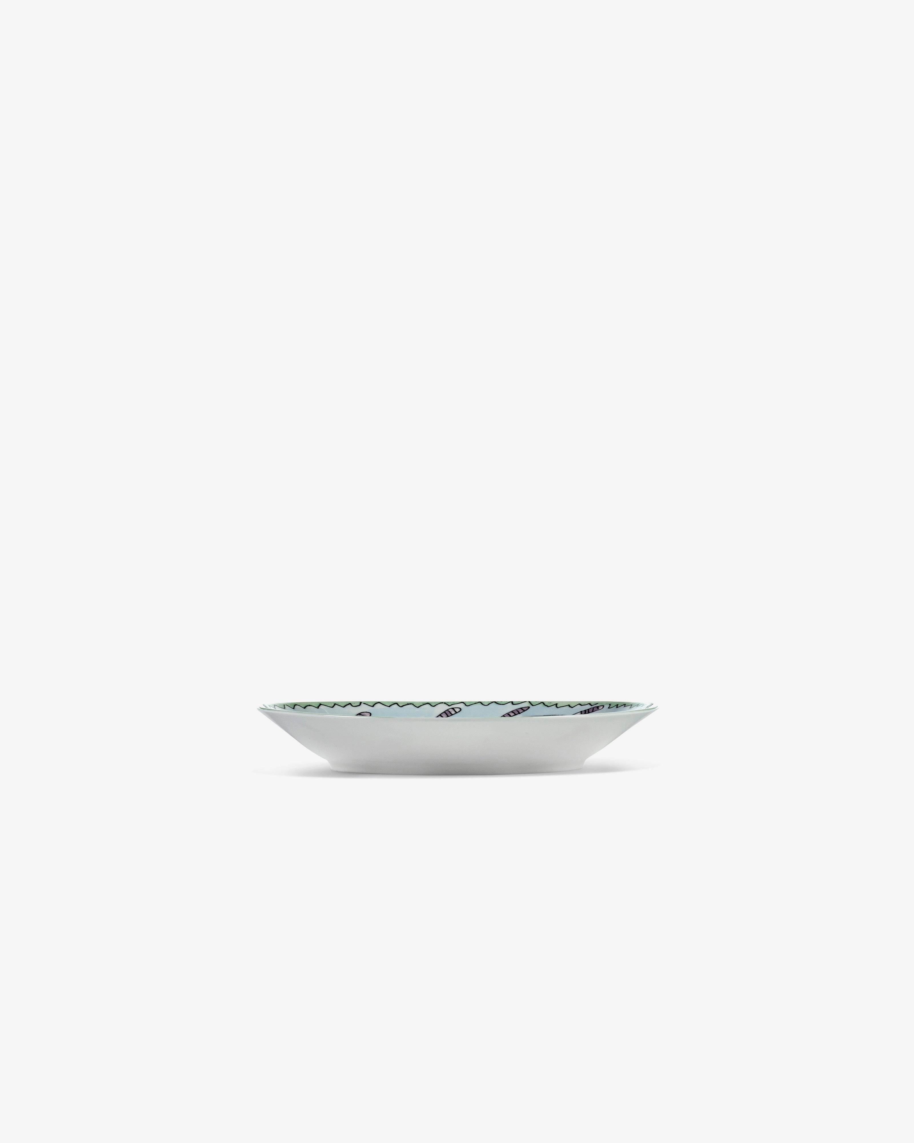 Deep plate S Blossom milk Midnight Flowers
