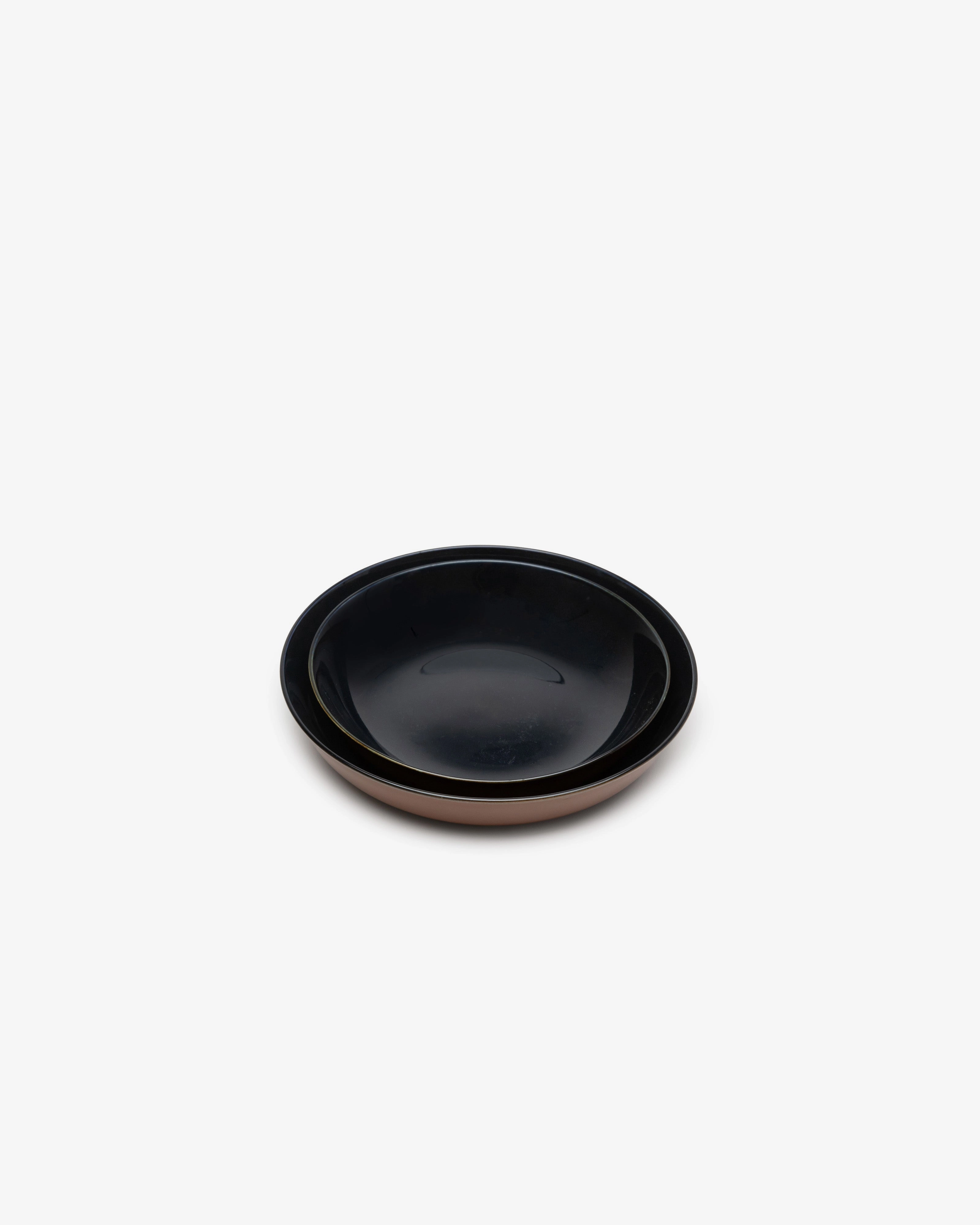 Deep plate S dark blue/rust Terres de rves