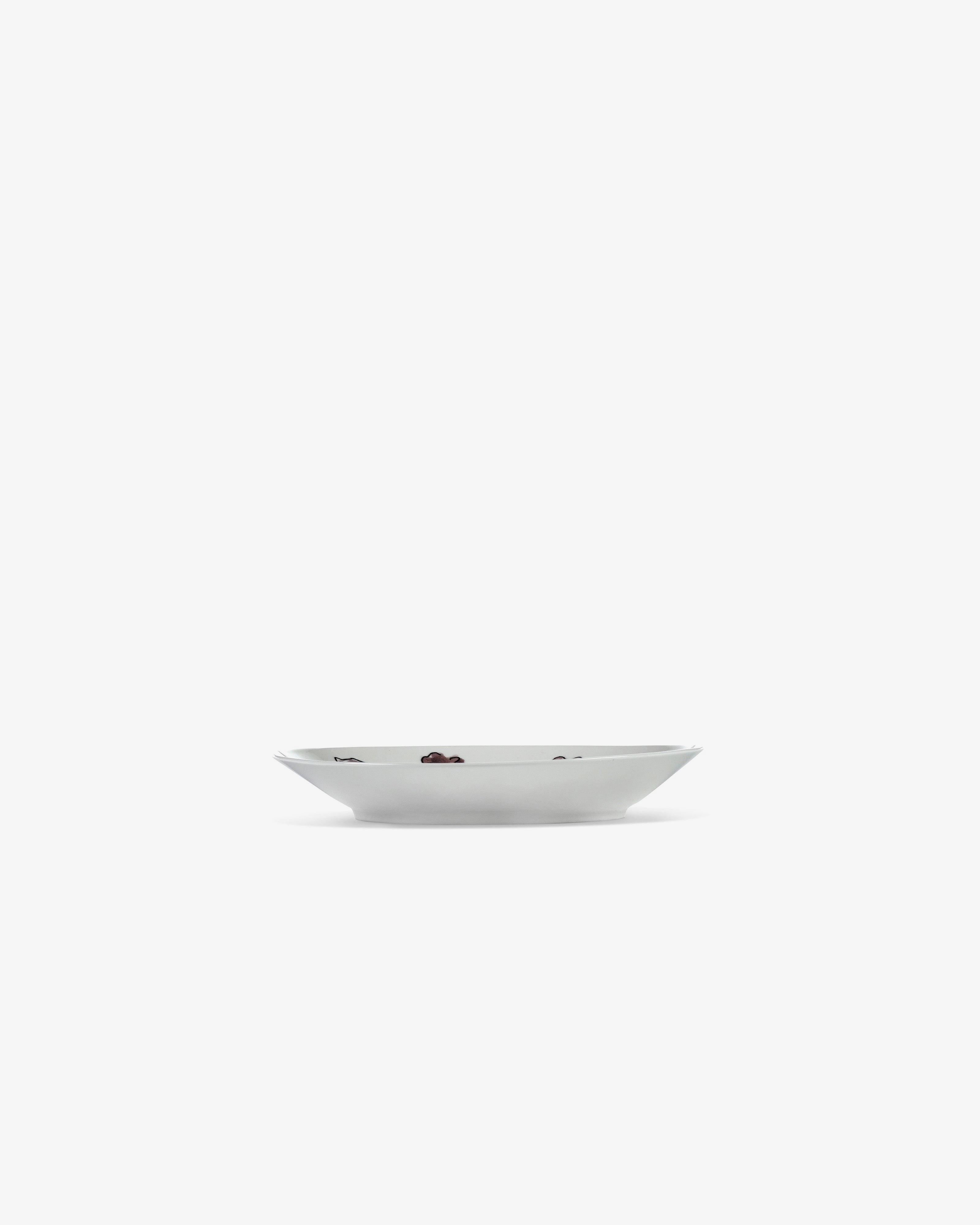 Deep plate S Dark viola Midnight Flowers