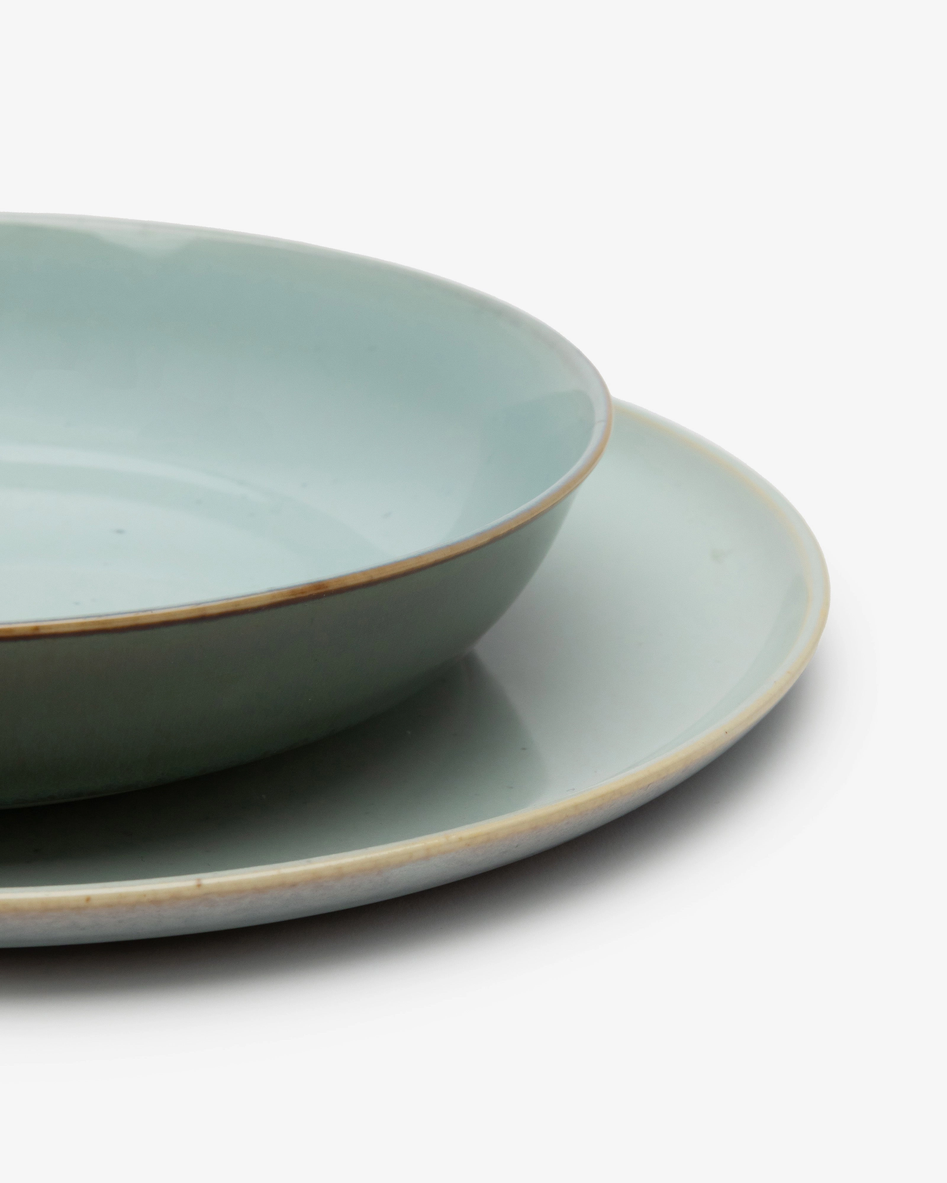 Deep plate S light blue/smoky blue Terres de rves