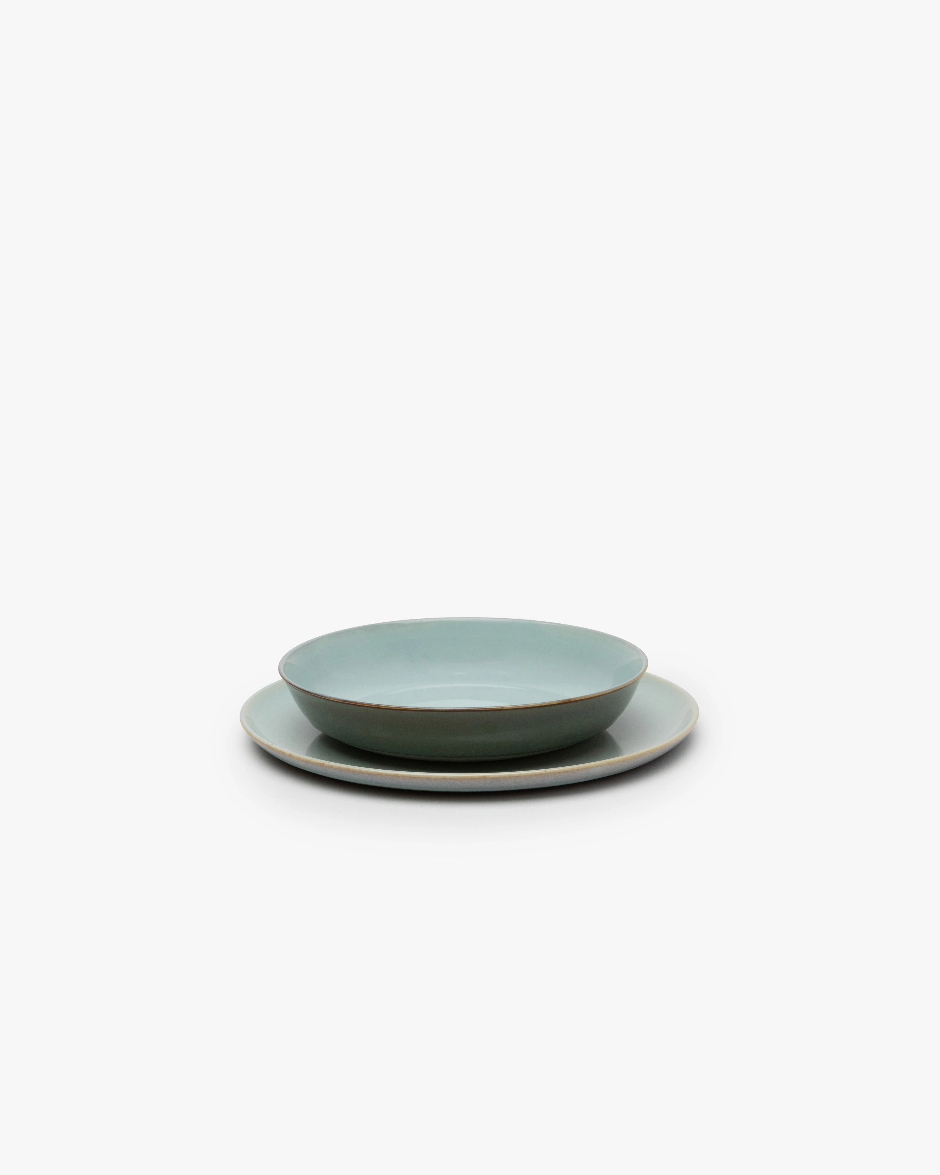 Deep plate S light blue/smoky blue Terres de rves