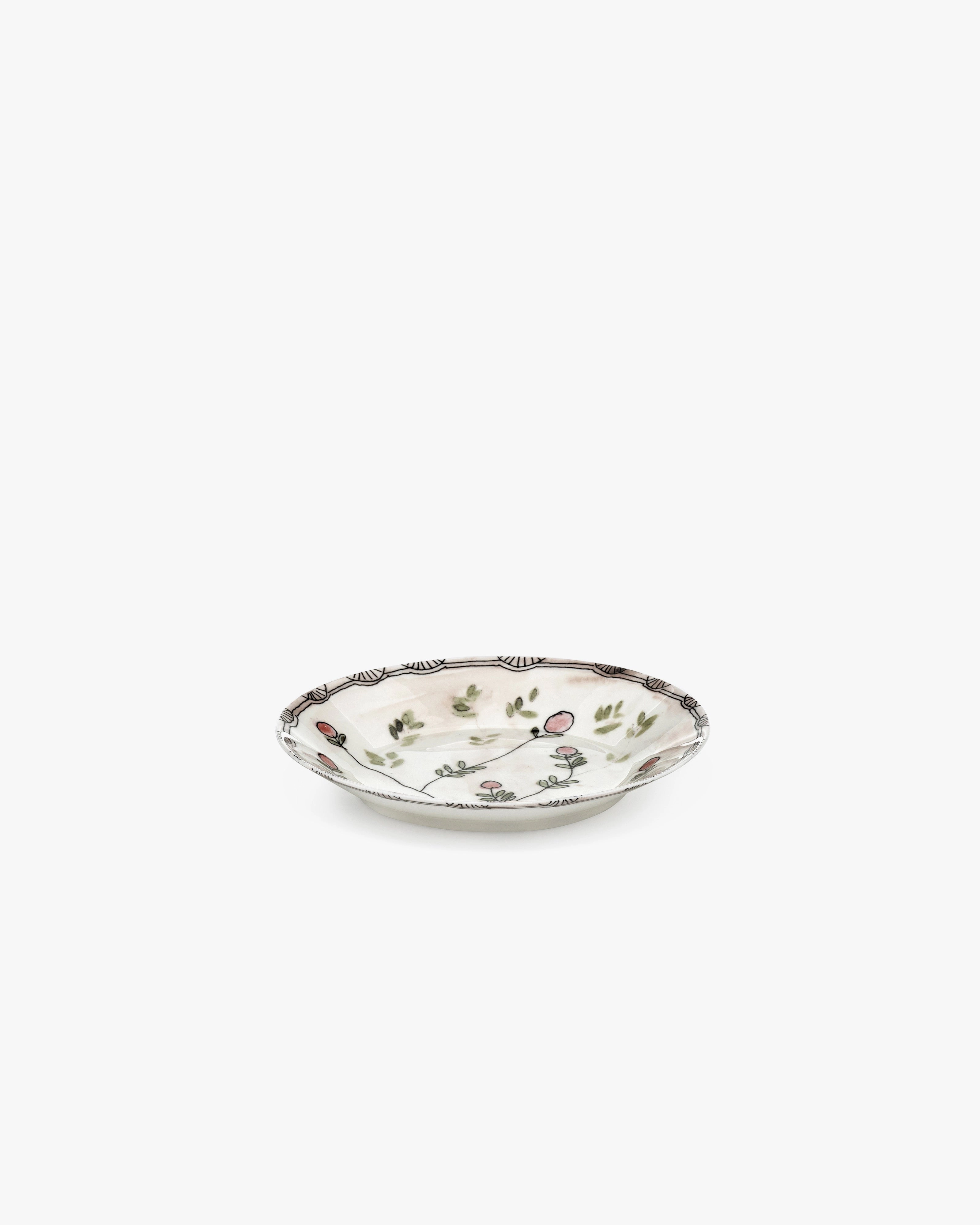 Deep plate S Mirtillo nude Midnight Flowers Buy Dinnerware online shop