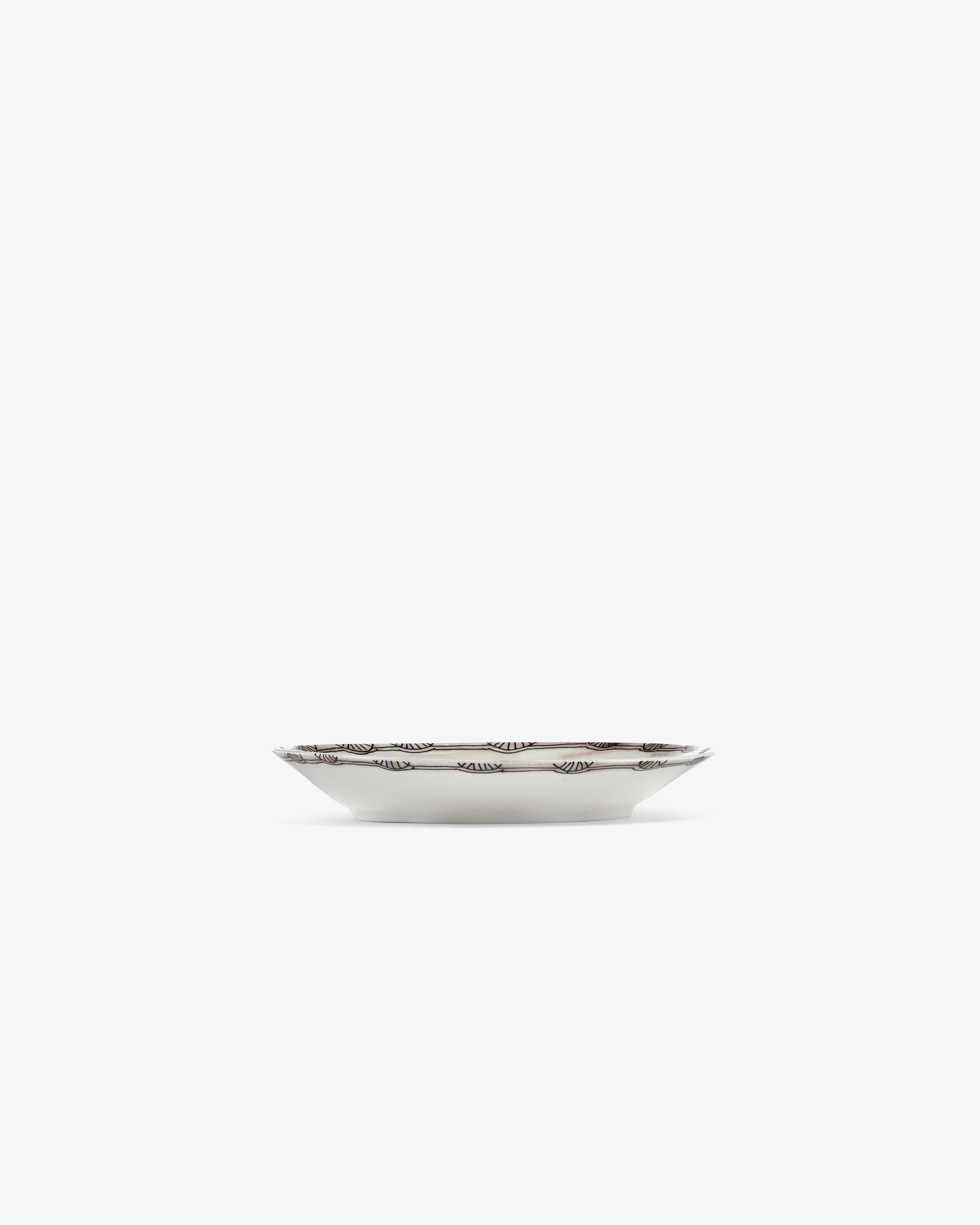 Deep plate S Mirtillo nude Midnight Flowers