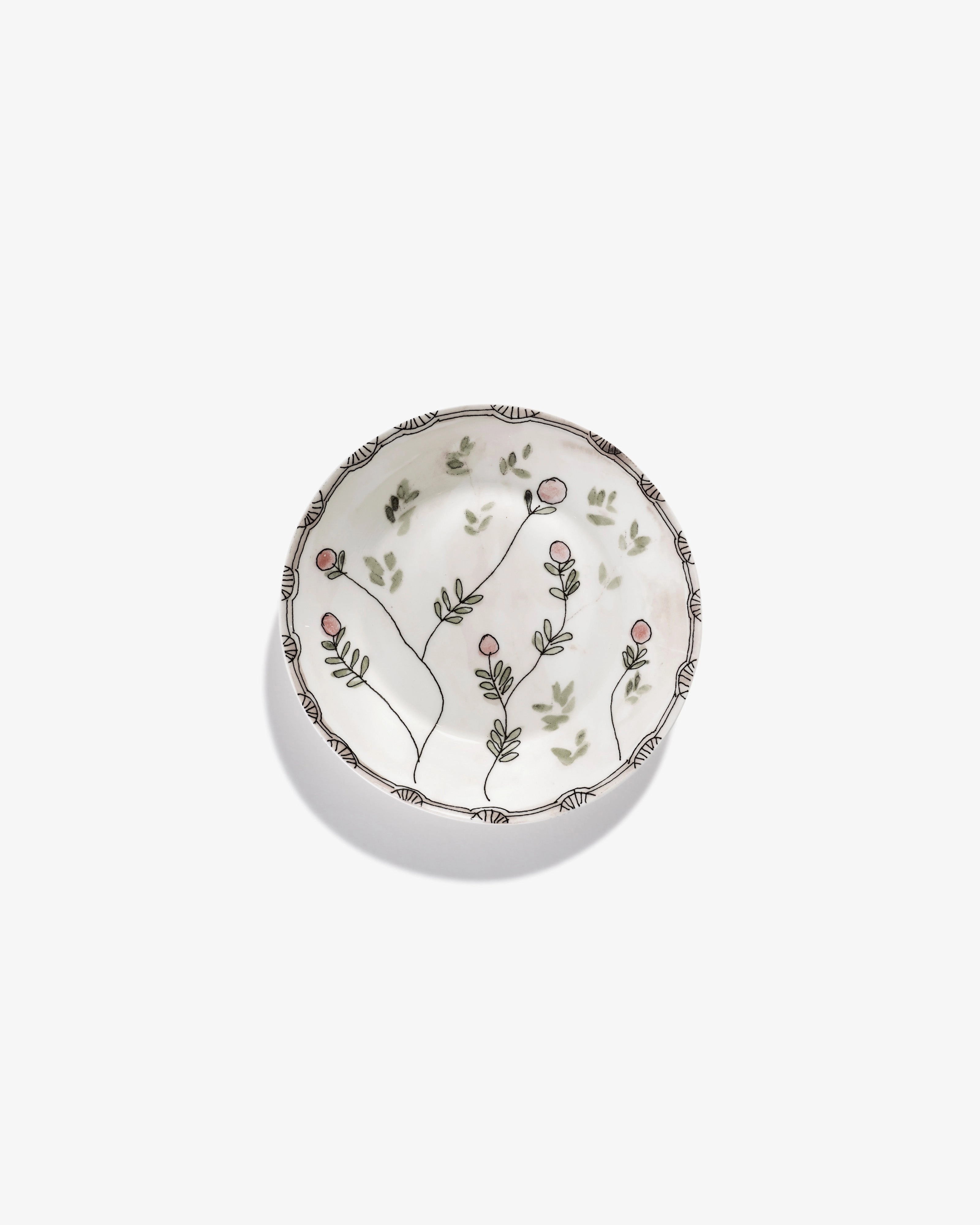 Deep plate S Mirtillo nude Midnight Flowers