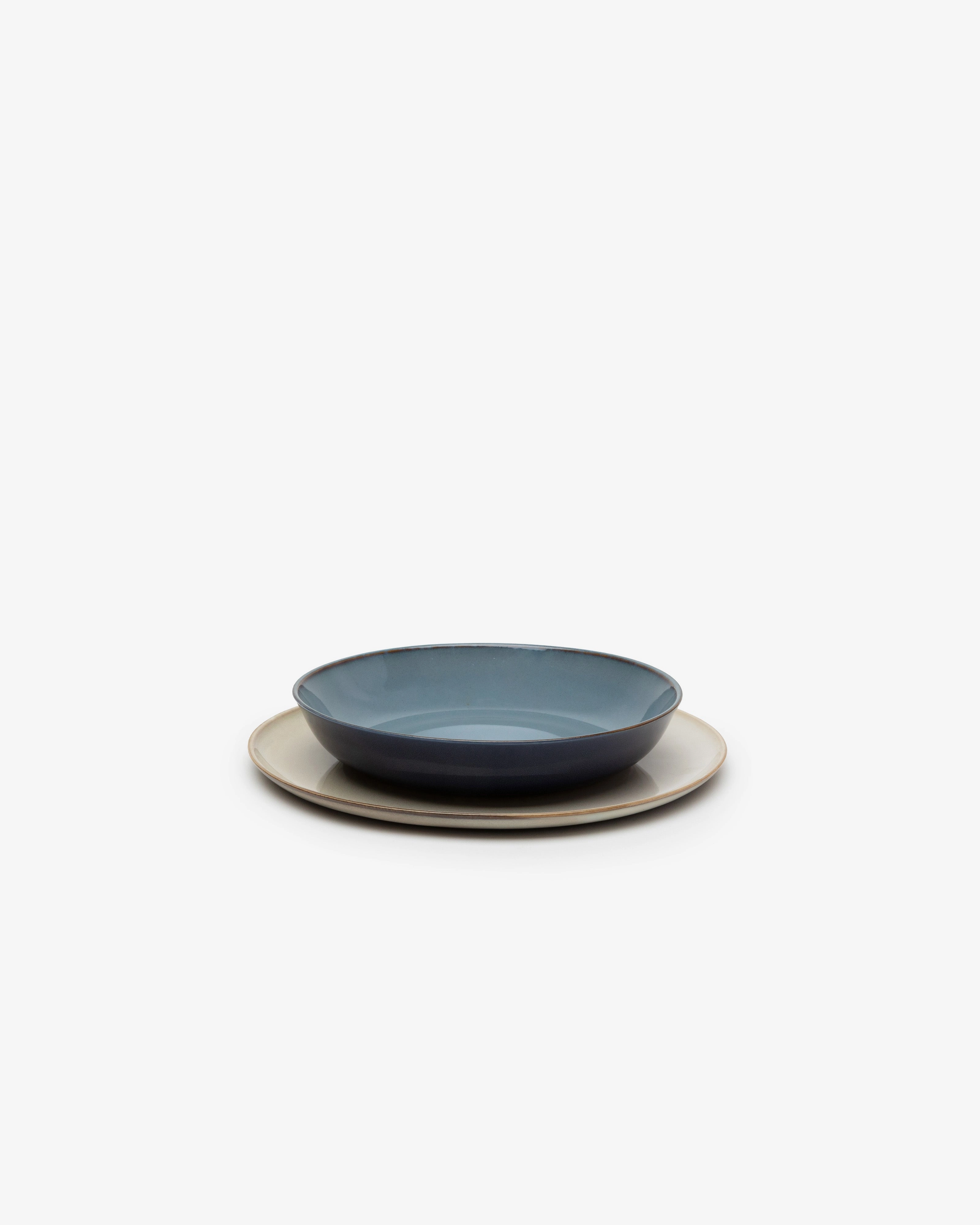 Deep plate S smoky blue/dark blue Terres de rves