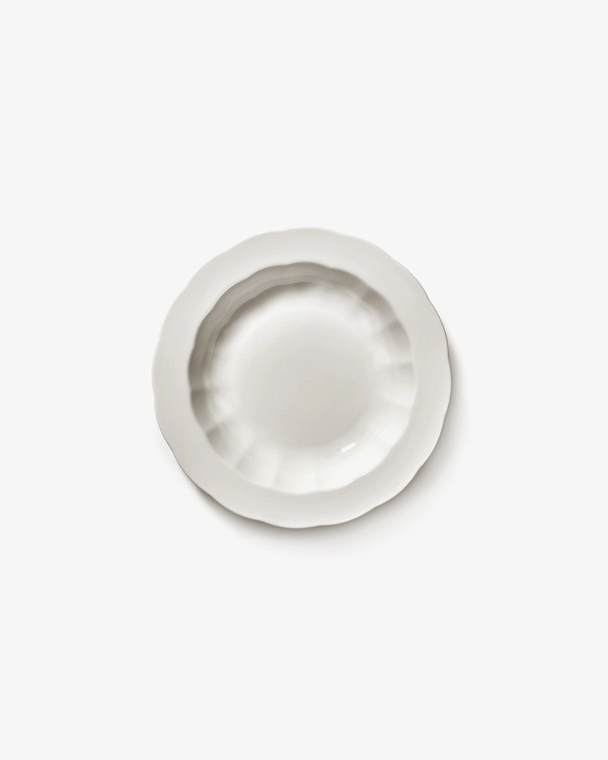 Deep plate S white Silhouette