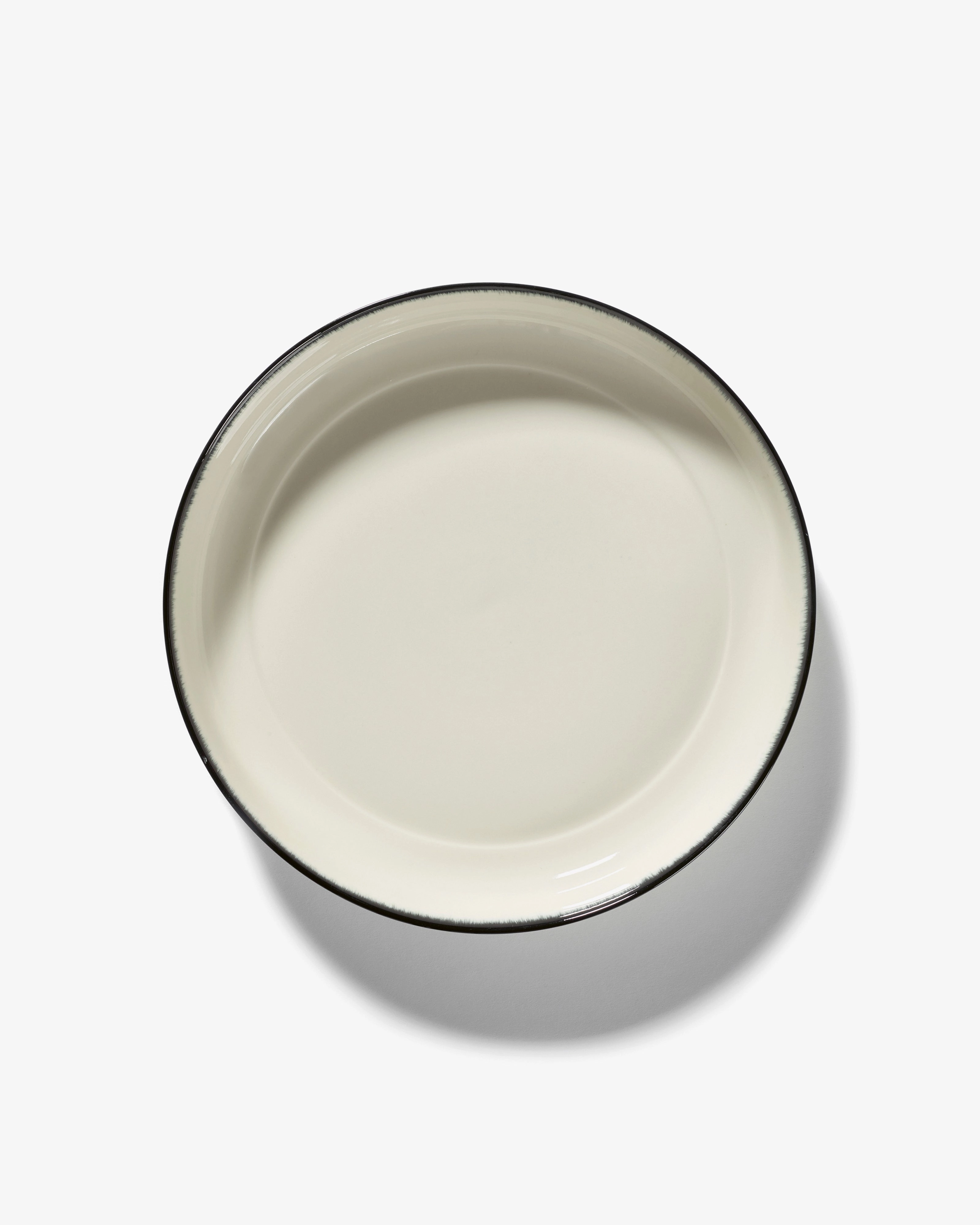 Deep plate XL white/black variation a D