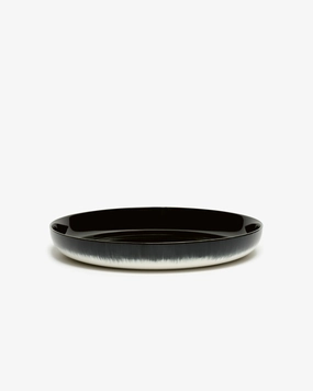 Deep plate XL white/black variation b D Buy Dinnerware online shop