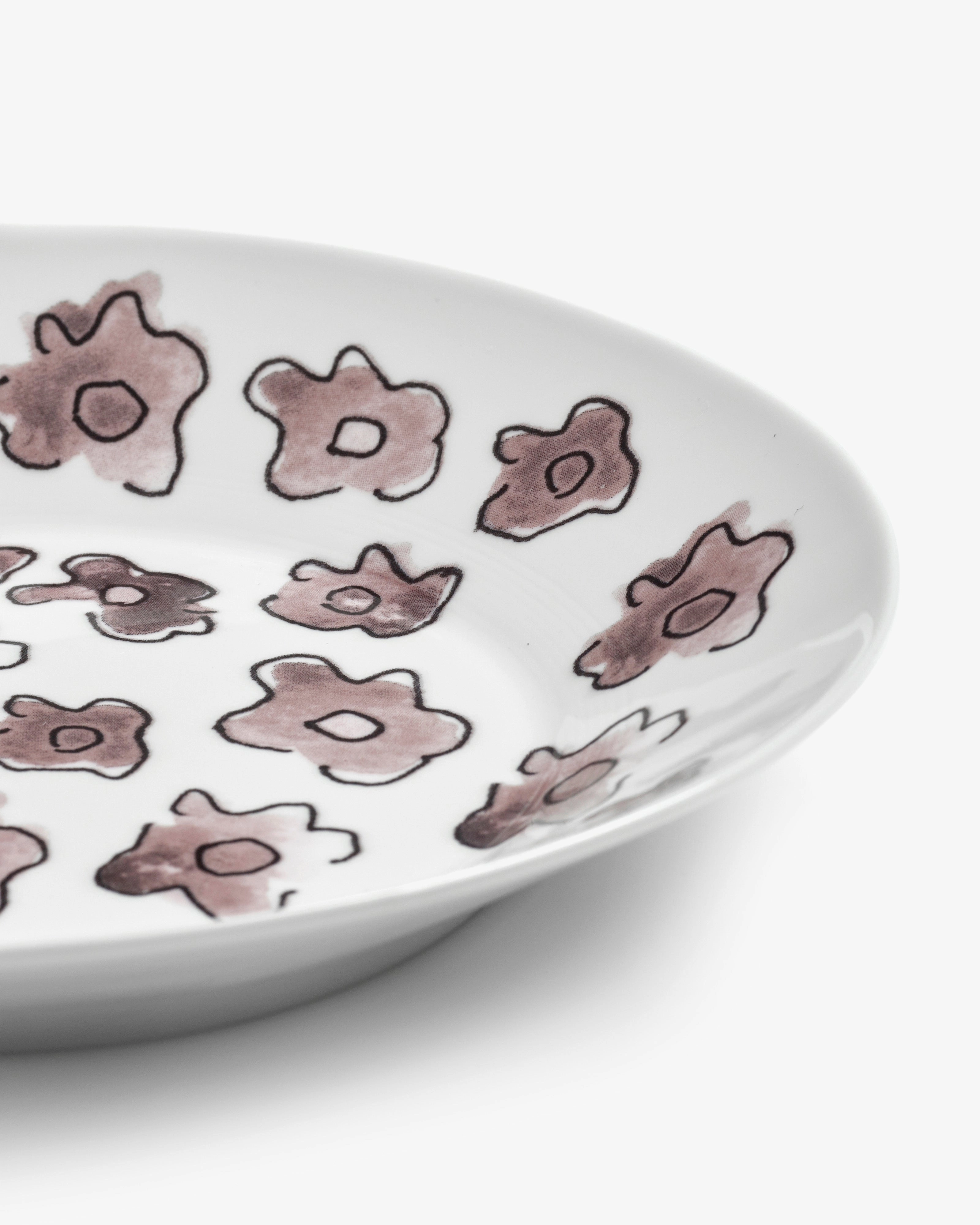 Deep plate XS Dark viola Midnight Flowers