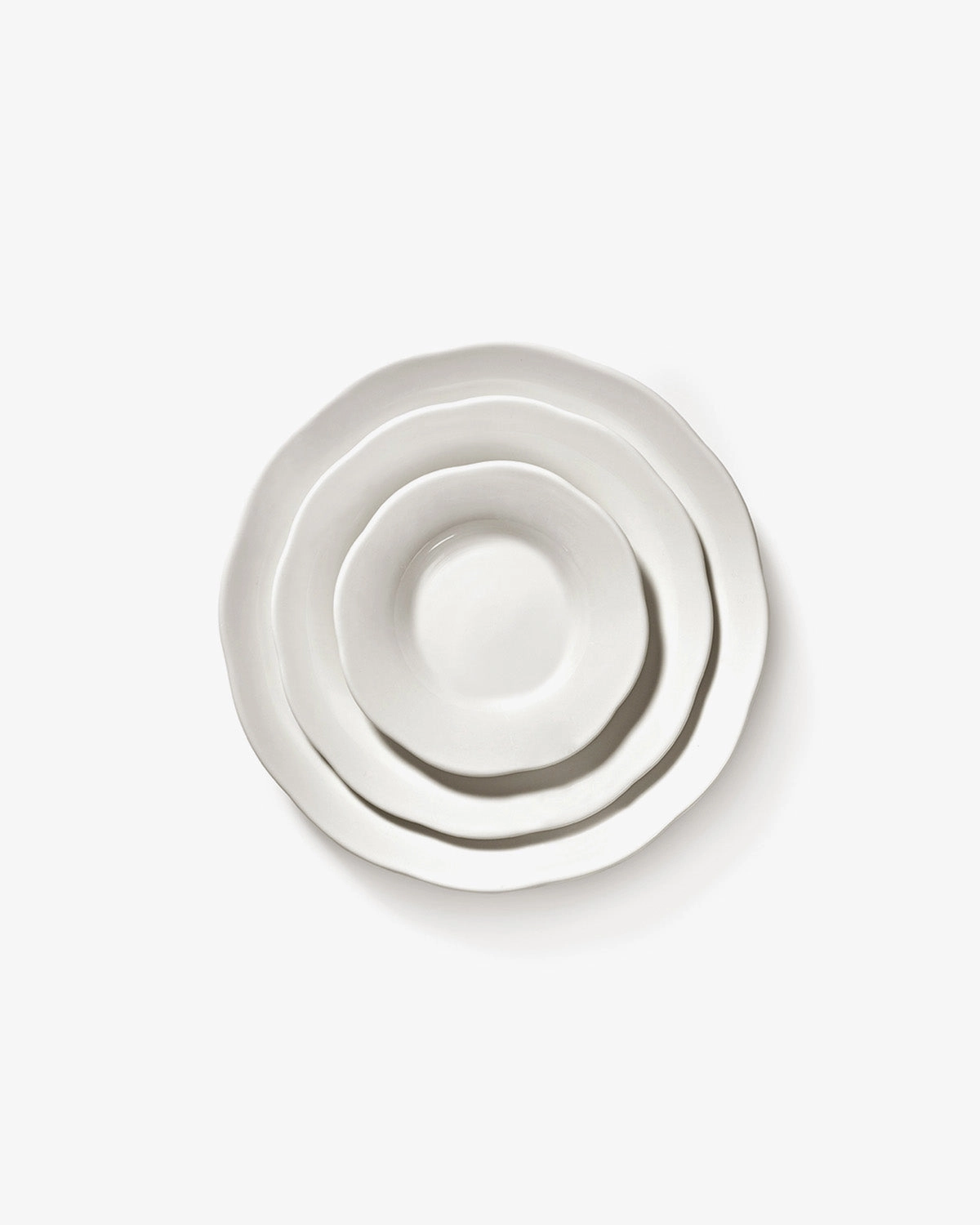 Deep side plate M white Silhouette