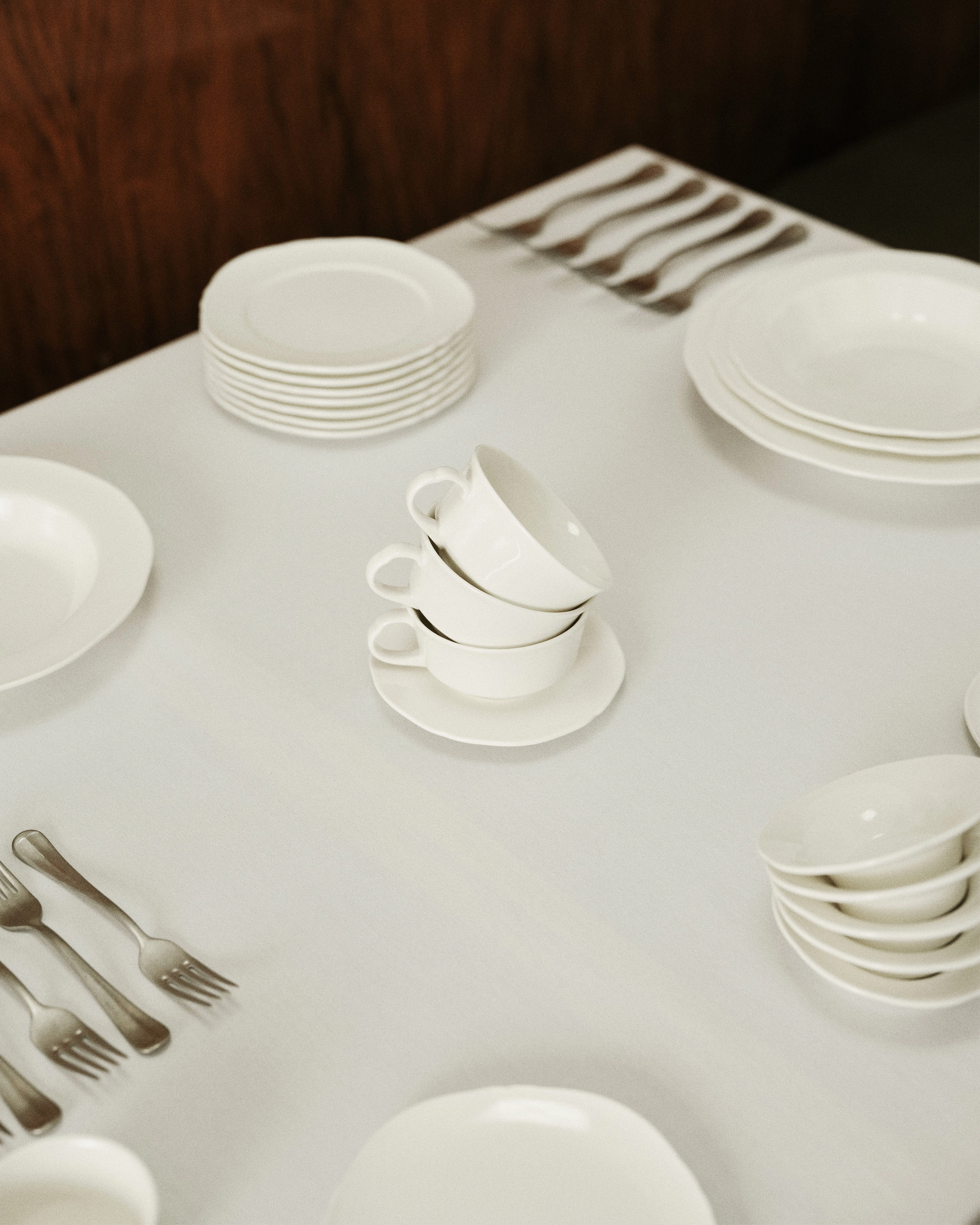 Deep side plate S white Silhouette