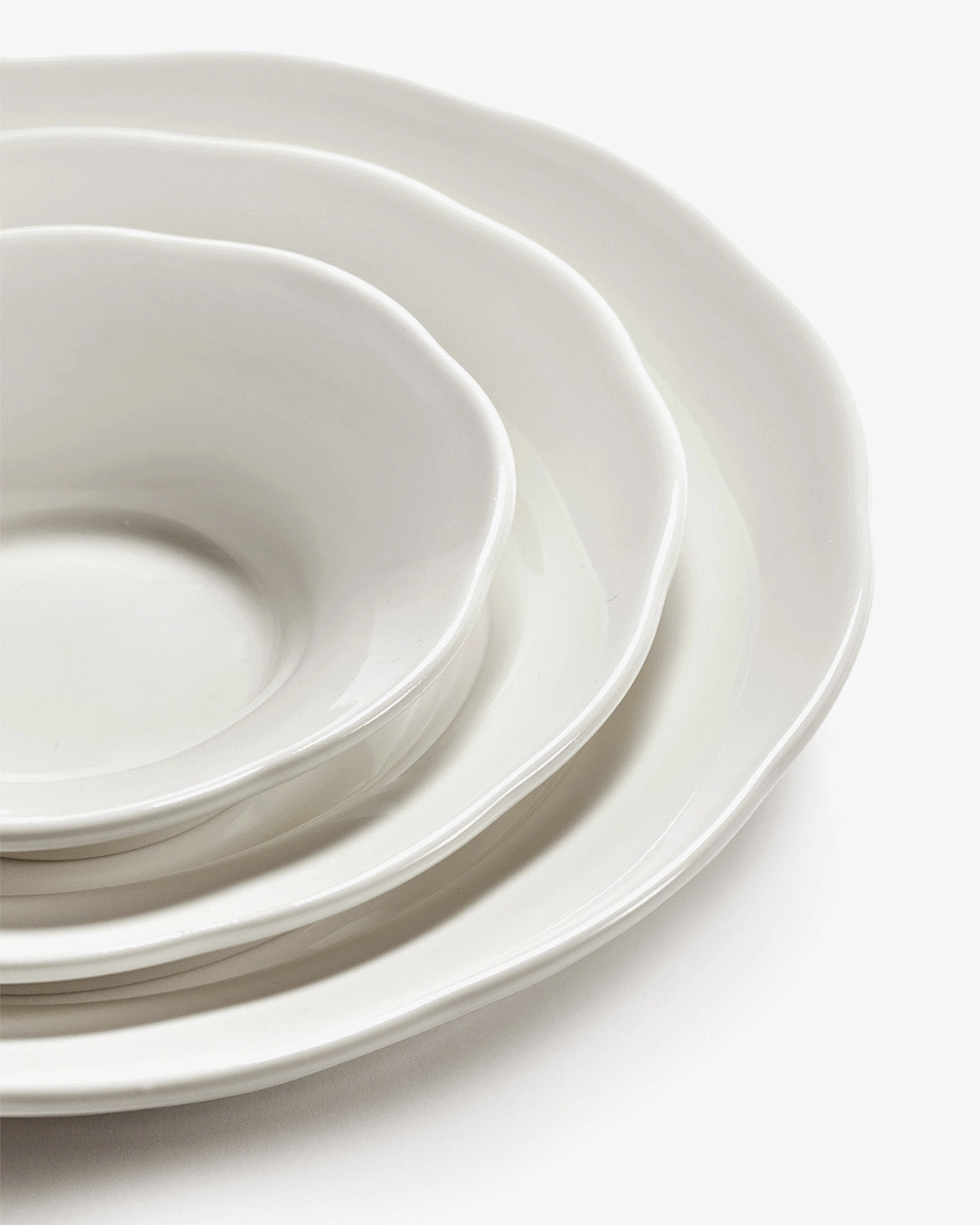 Deep side plate S white Silhouette