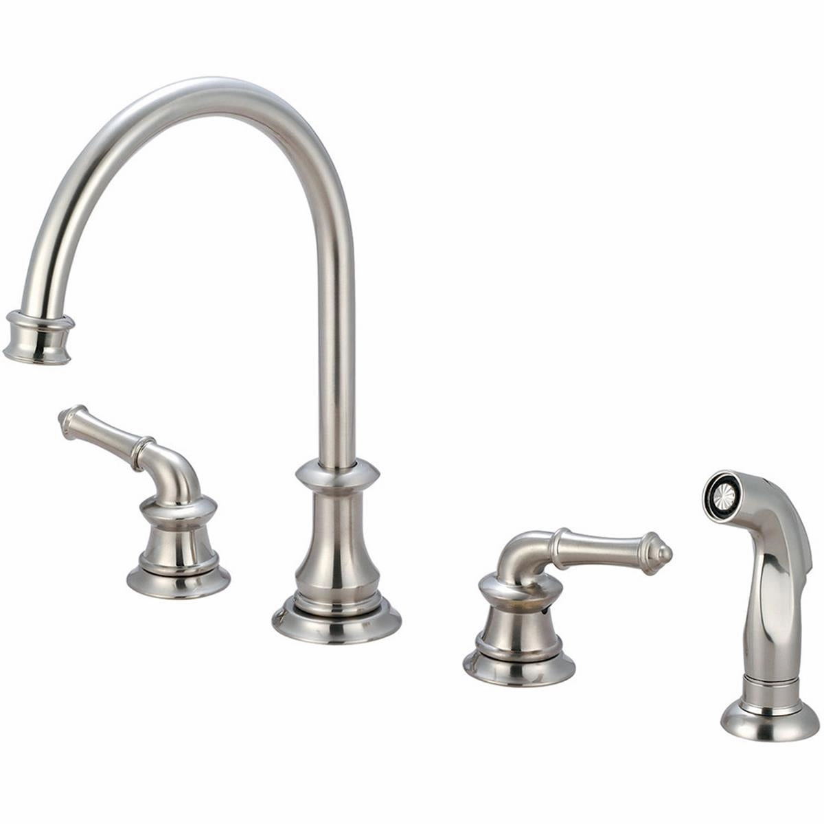 Del Mar 2DM201-BN Del Mar Two Handle Kitchen Widespread Faucet - Brushed Nickel Cooking Tools & Accessories outlet tools