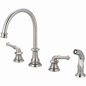 Del Mar 2DM201-BN Del Mar Two Handle Kitchen Widespread Faucet - Brushed Nickel Cooking Tools & Accessories outlet tools
